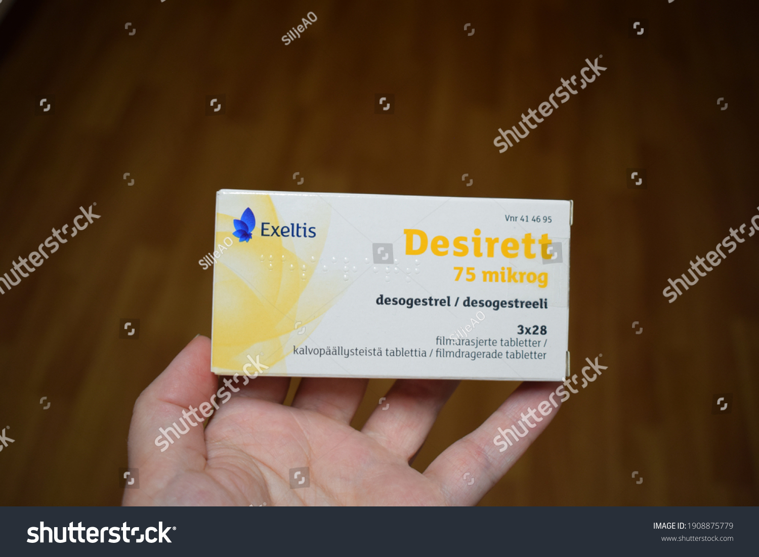 Exeltis Desirett Desogestrel Desogestreeli Pills Package