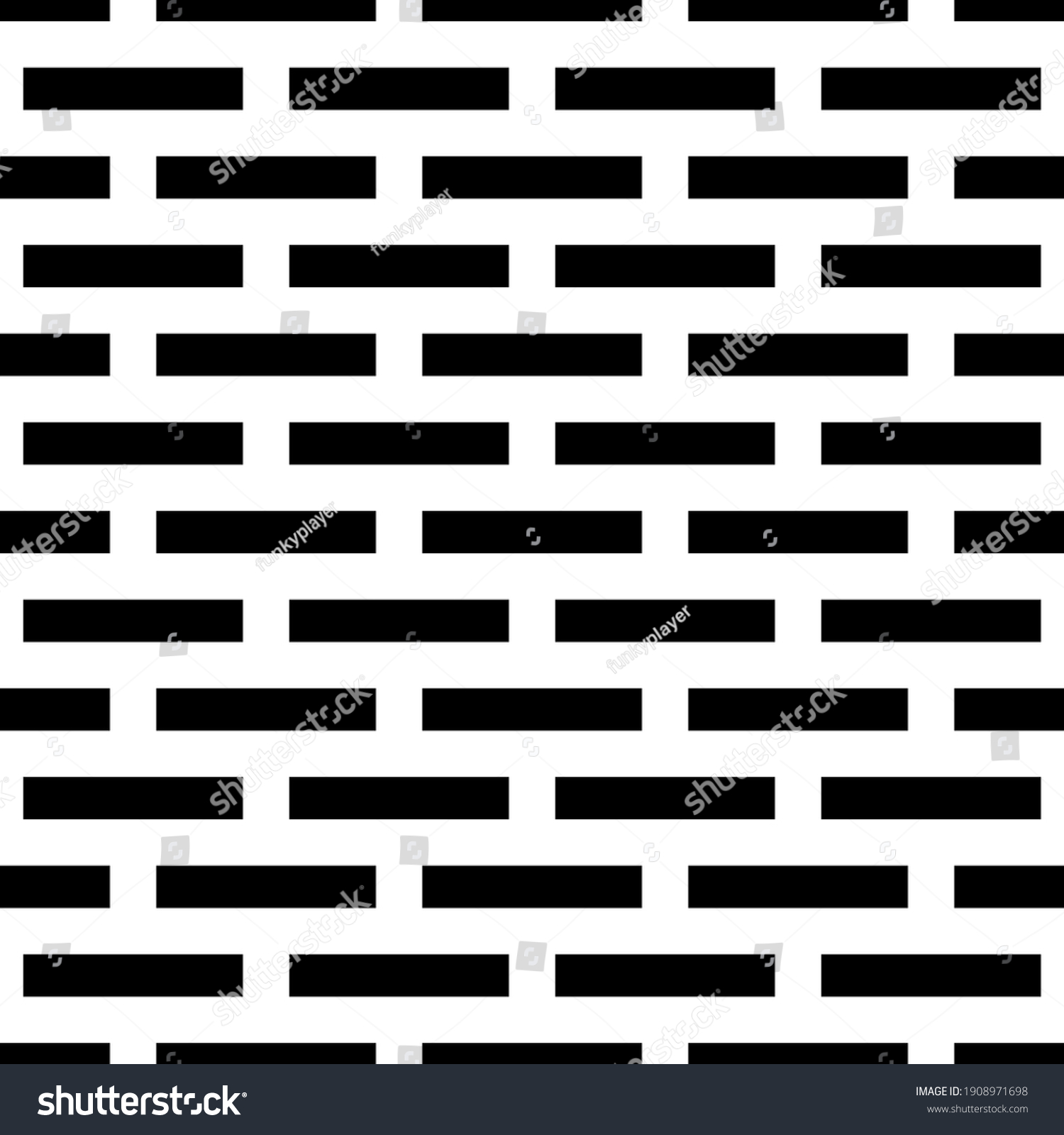 Seamless Brickwall Pattern Bricks Cladding Wall Stock Vector (Royalty ...