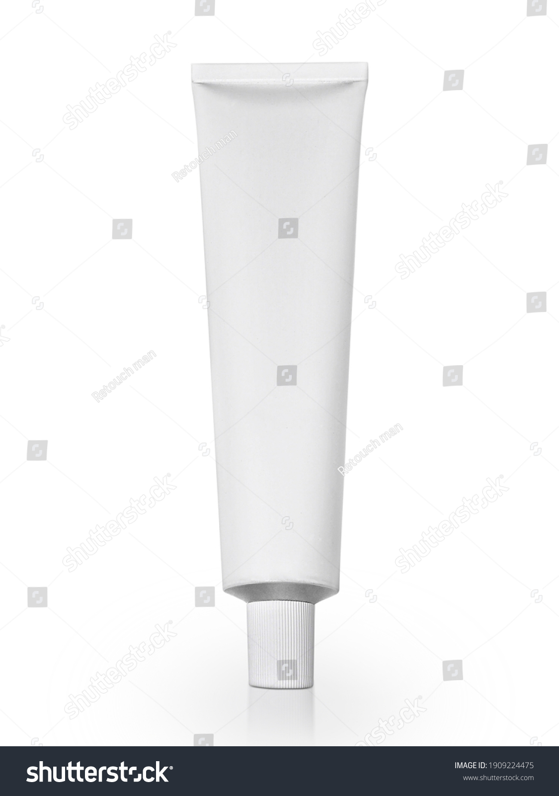 Blank Packaging Aluminum Tube Cream Product Stock Photo 1909224475 ...