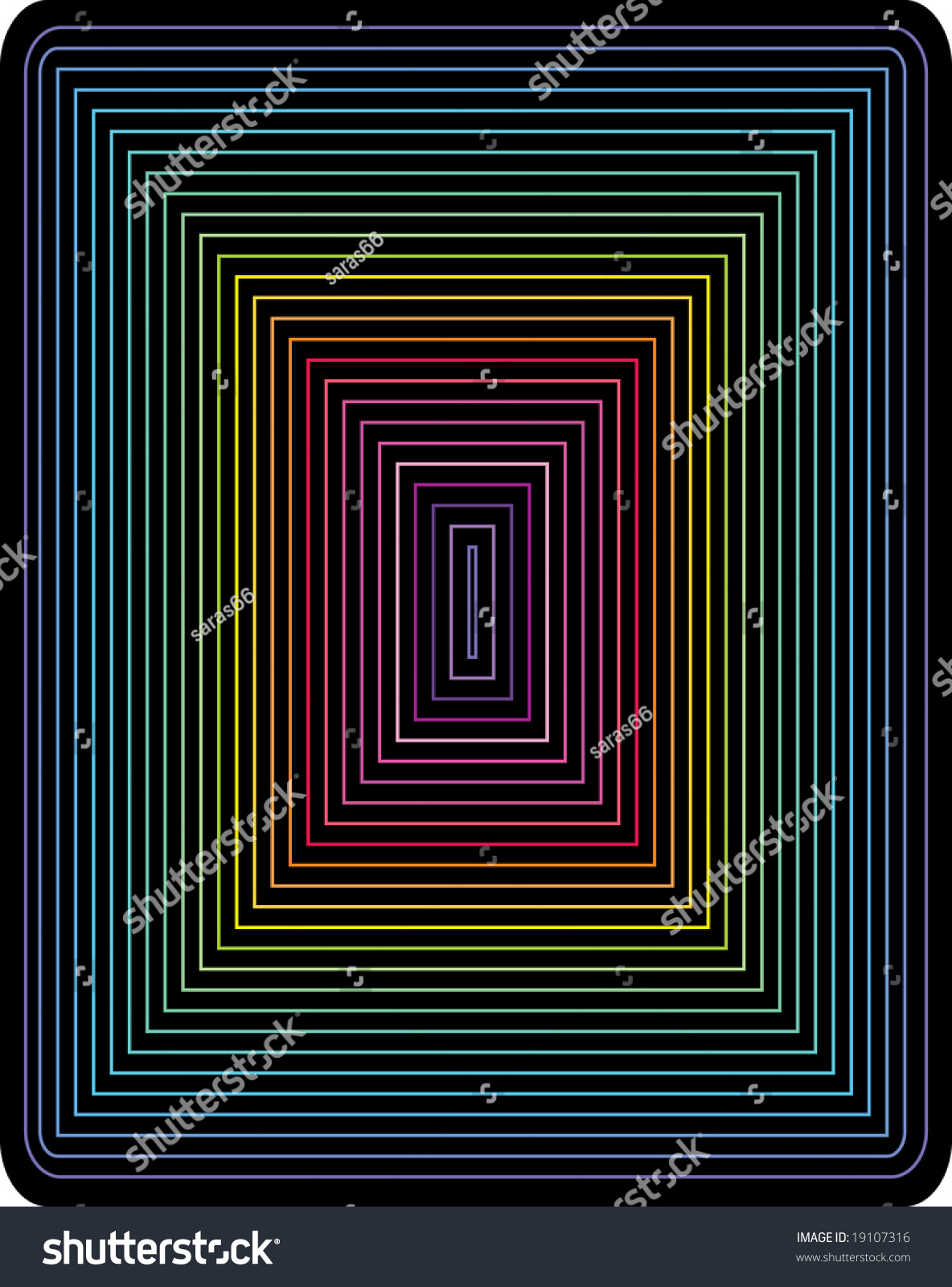 Black Square Colaur Strip Vector Stock Vector (Royalty Free) 19107316 ...