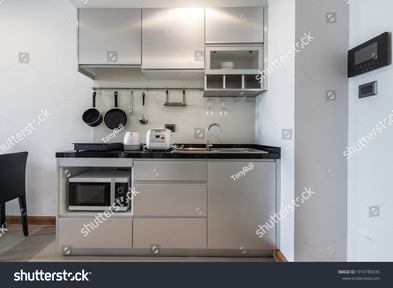 Kitchen Corner Small Condo Stock Photo 1910780335 | Shutterstock