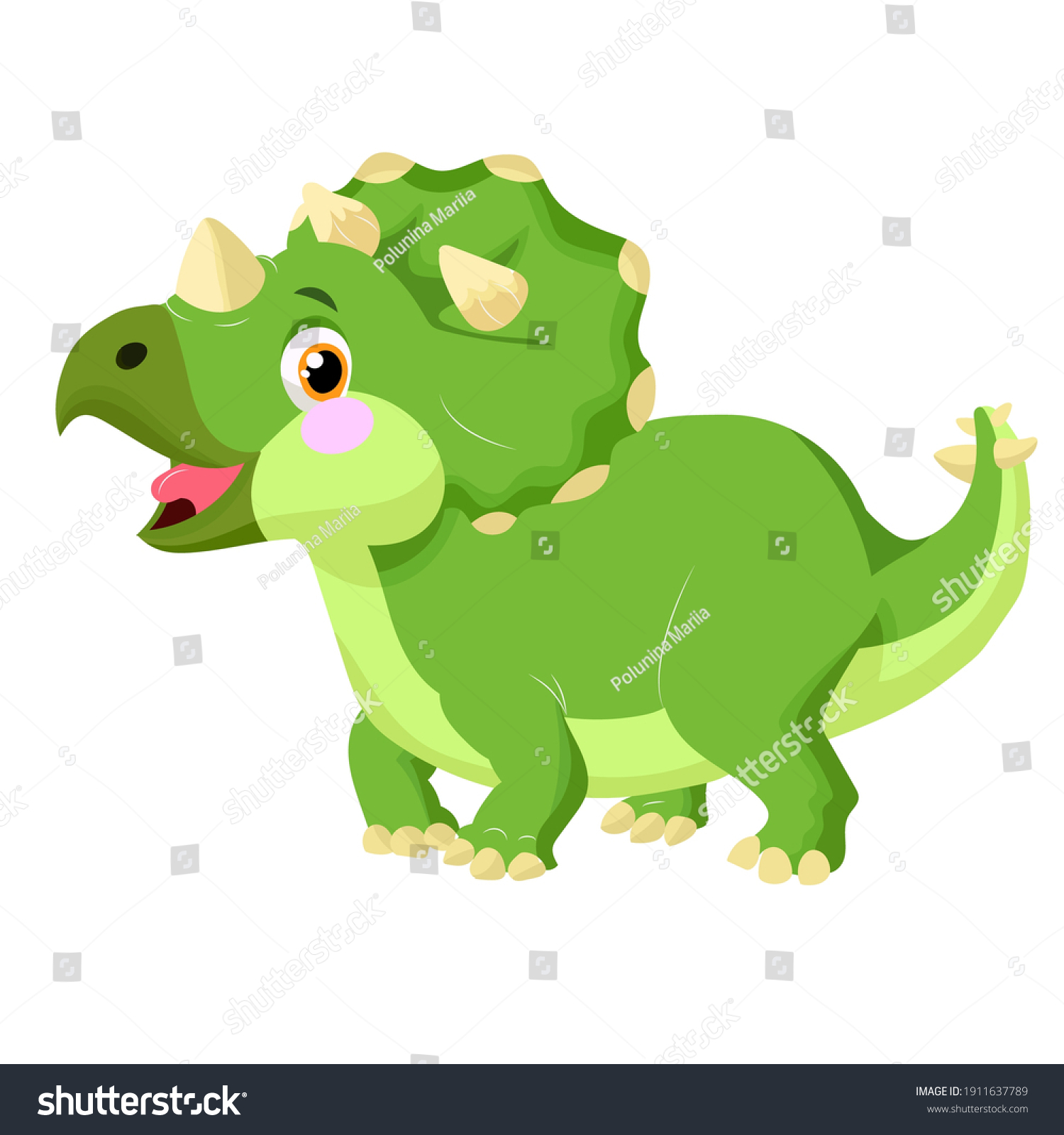 Трицератопс динозавр мультфильм