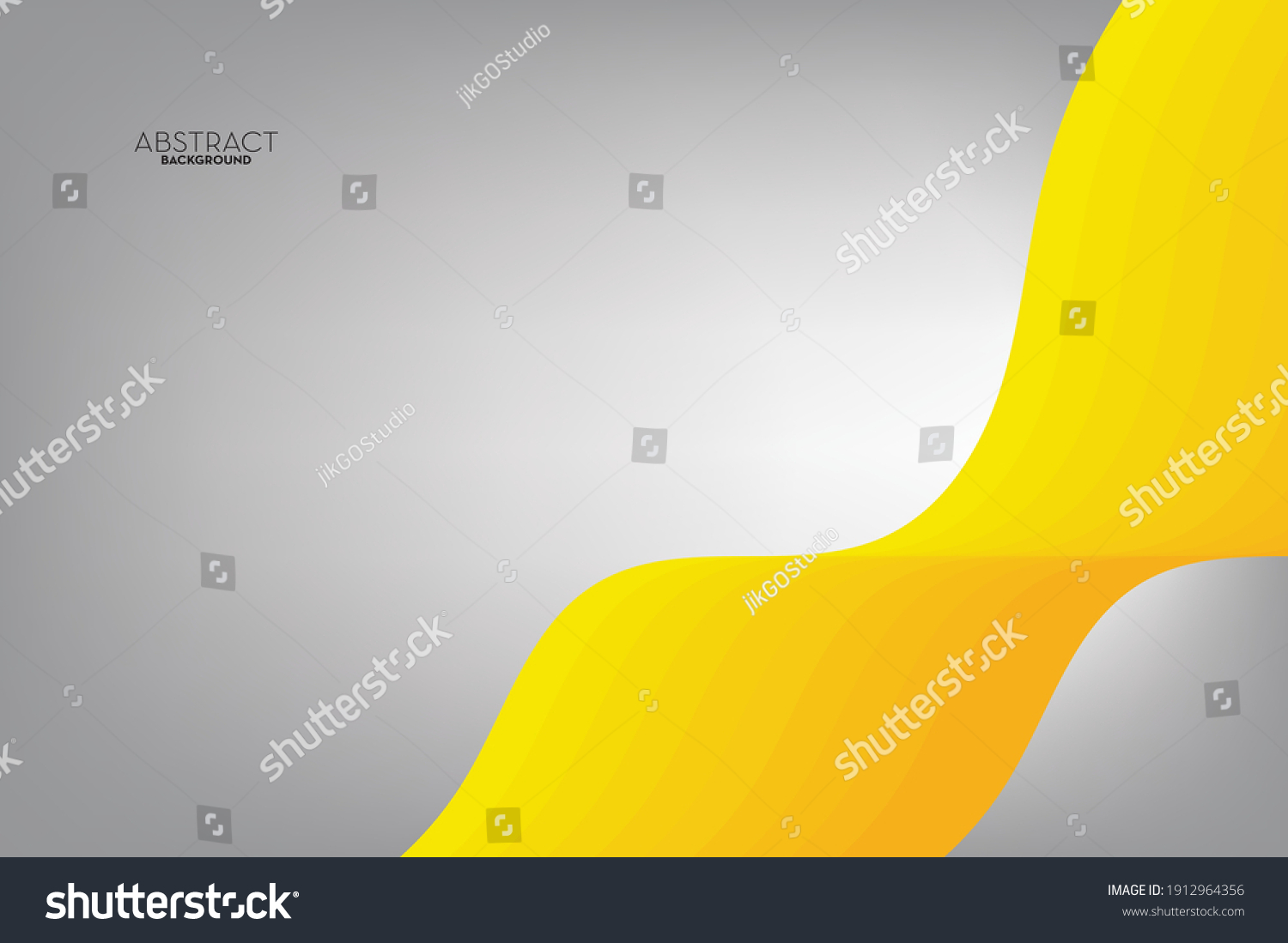 Abstract Yellow Grey Background Wallpaper Backdrop Stock Vector ...