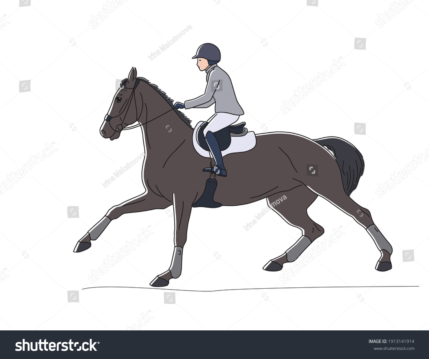 15,714 Equine drawing Images, Stock Photos & Vectors | Shutterstock