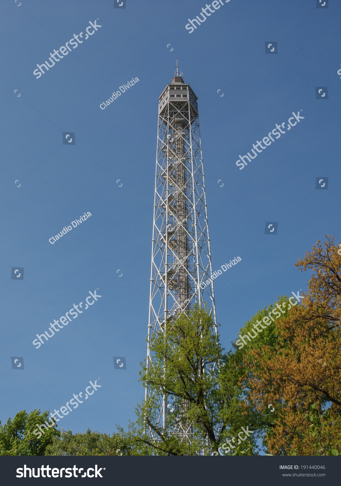 Torre Littoria Aka Torre Branca Tower Stock Photo 191440046 | Shutterstock