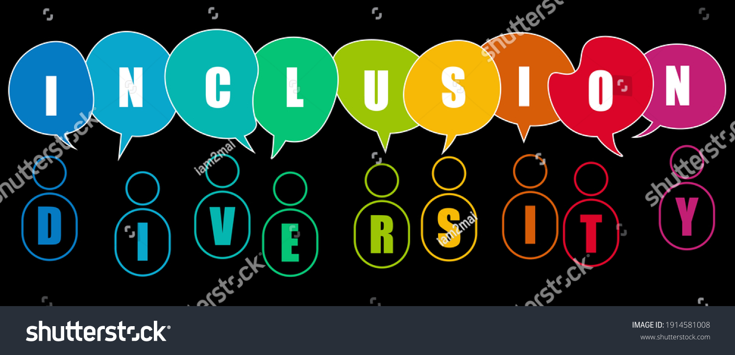 Inclusion Diversity Infographic Vector Set People เวกเตอร์สต็อก ปลอดค่าลิขสิทธิ์ 1914581008 8884