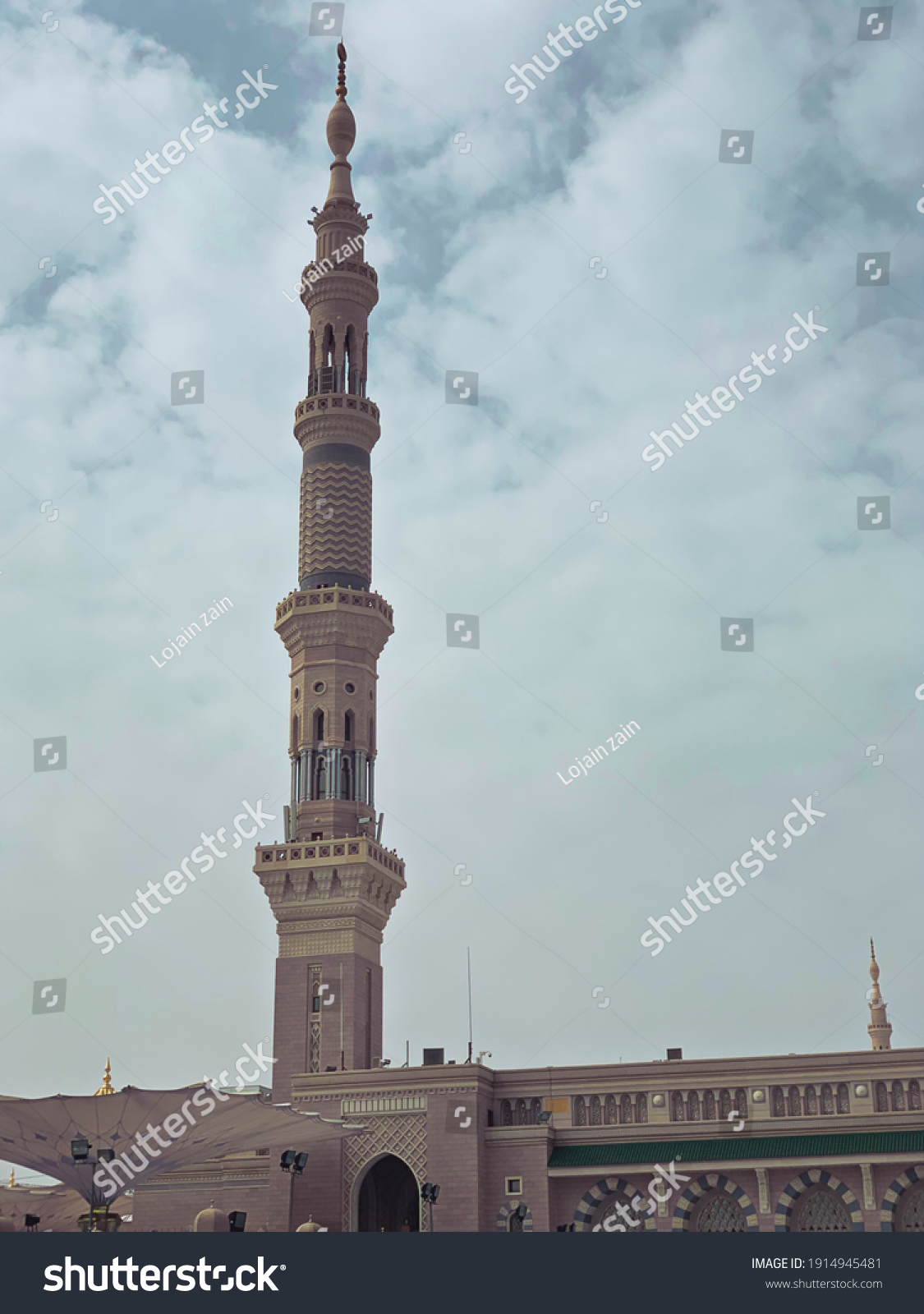 Madina Holy Mosque Saudi Arabia Stock Photo 1914945481 | Shutterstock