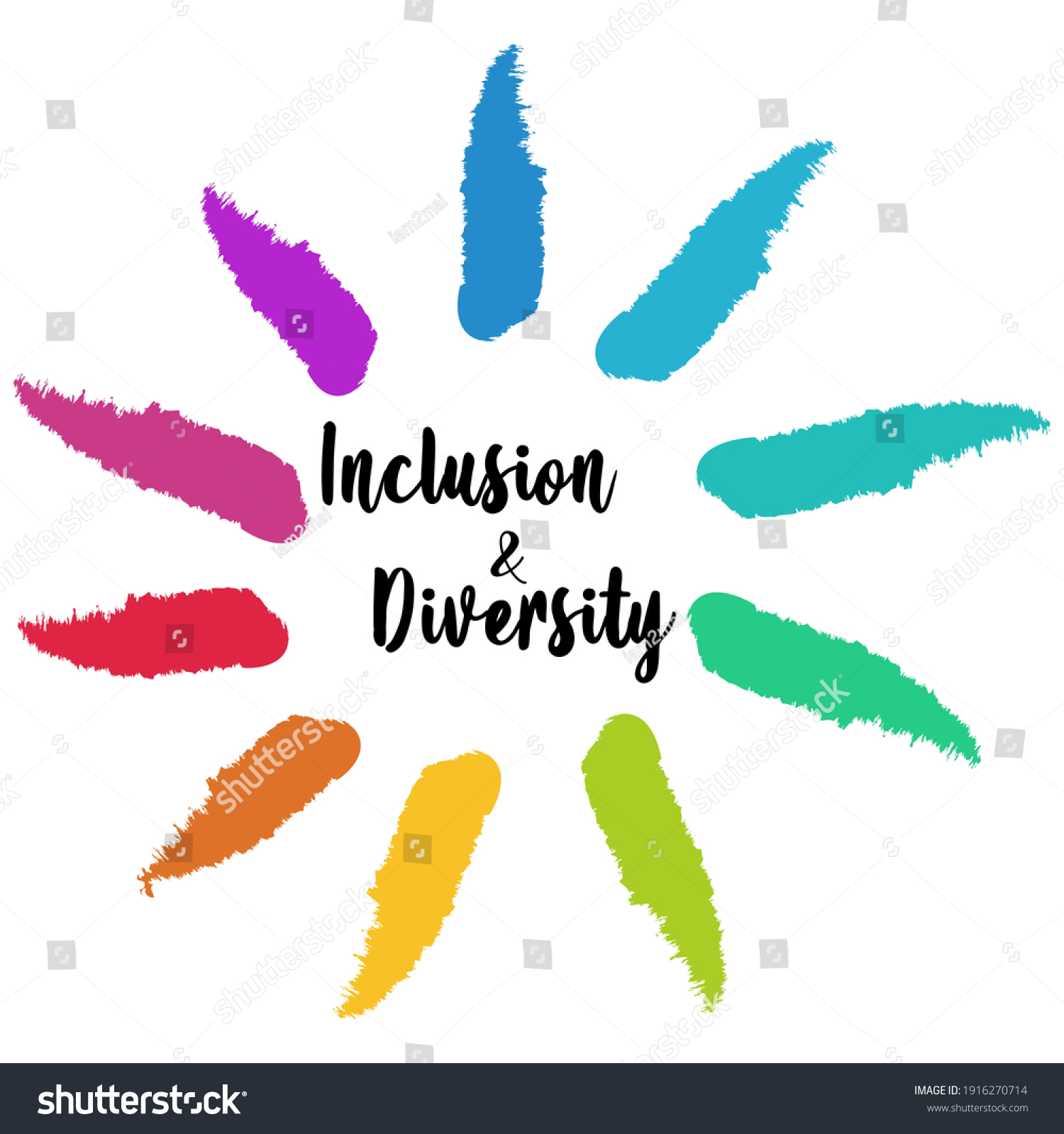 Inclusion Diversity Infographic Vector Set Stock Vector Royalty Free 1916270714 Shutterstock 