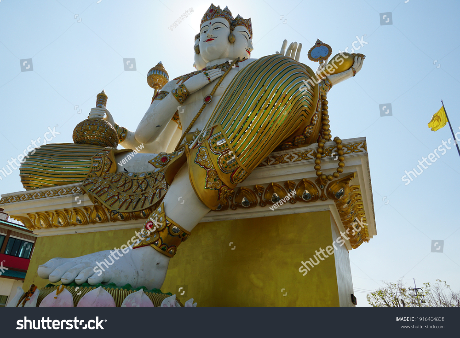 Ai Generated Image Of Hindu God Brahma, The Creator Of The Universe And ...