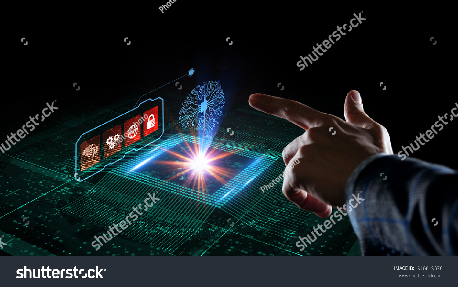 Artificial Intelligence Ai Machine Learning Modern Stock Photo Artificial Intelligence Ai Machine Learning Modern Stock Photo