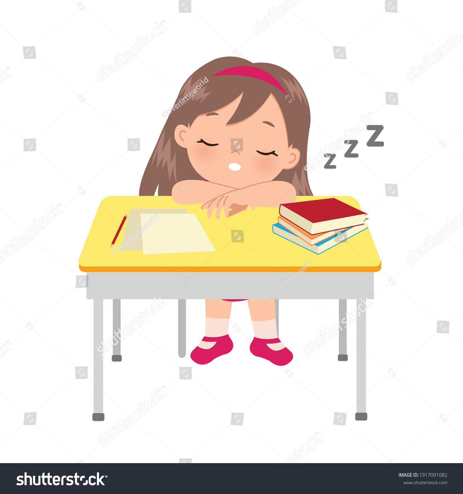 рисунок ученик спит за партой