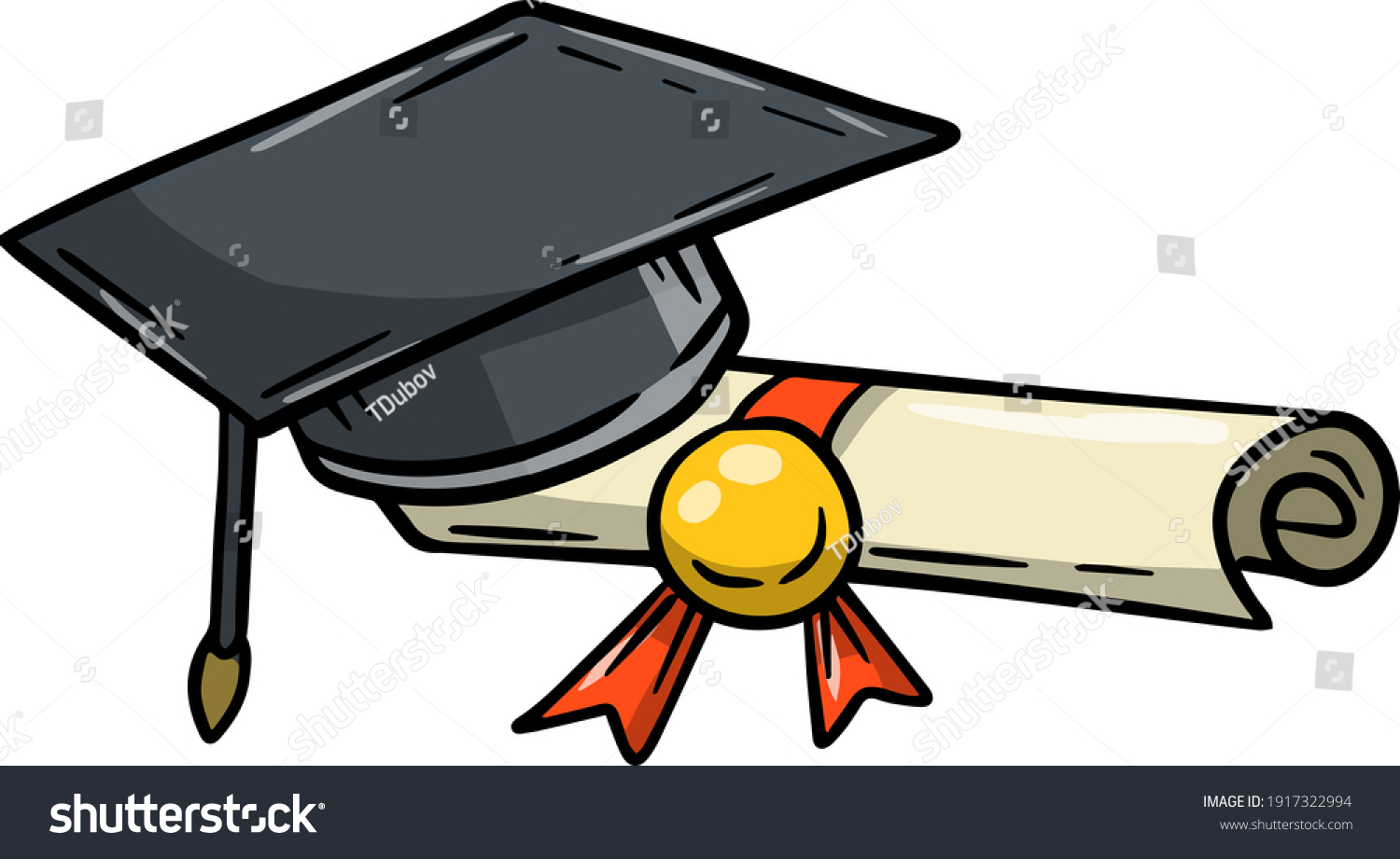 Training Education Graduation School End Course Stock Vector (Royalty ...