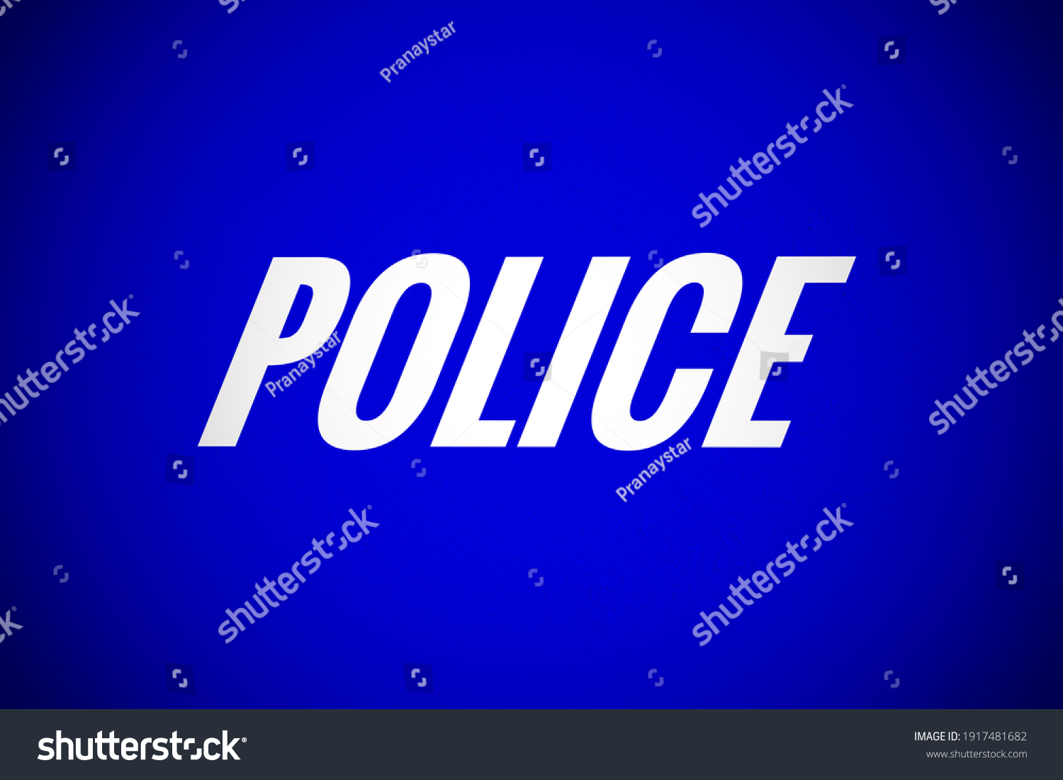 Police Word Creative Letter Stock Illustration 1917481682 | Shutterstock