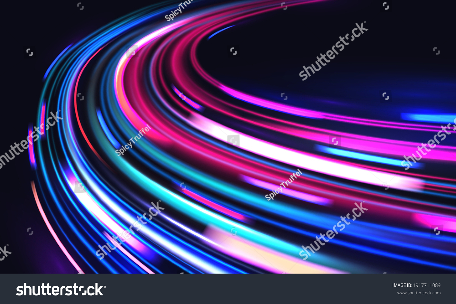 Car Motion Trails Speed Light Streaks Stock Vector (Royalty Free ...