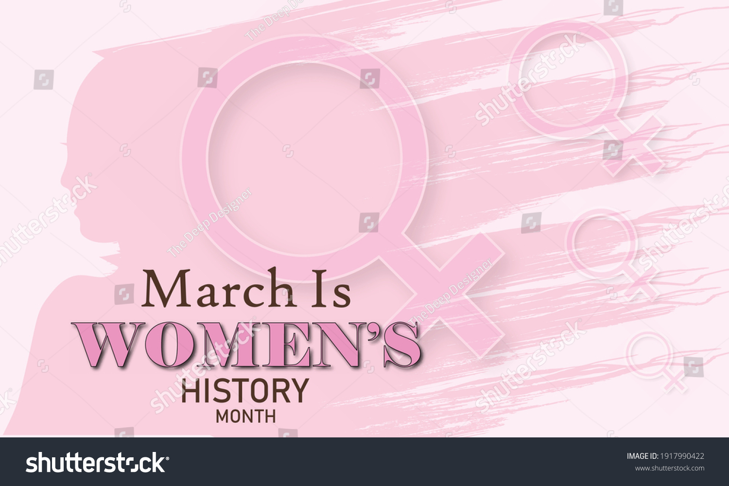 March Women History Month Vector Illustration Stock Vector Royalty Free 1917990422 Shutterstock 3292