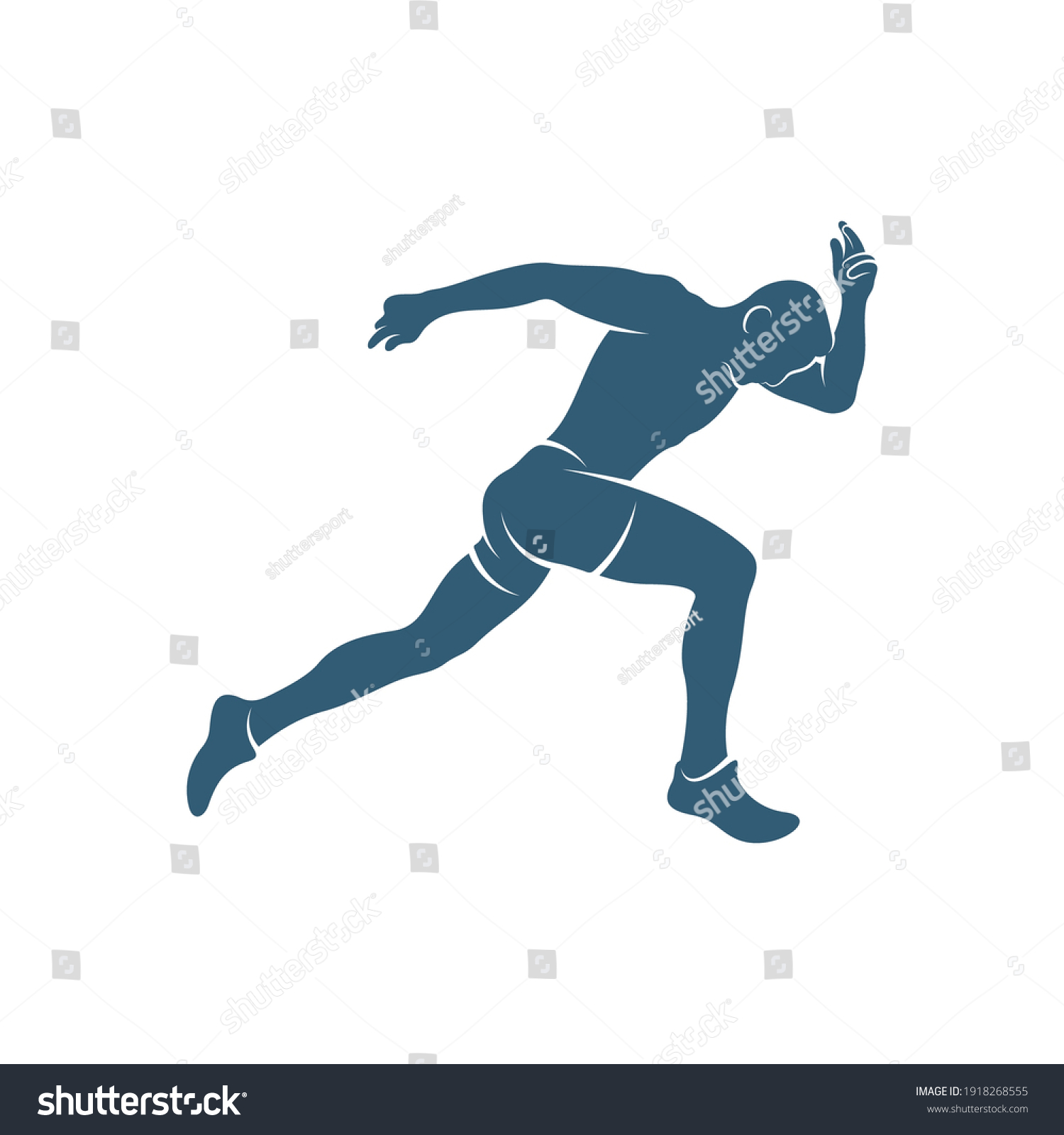 People Run Vector Illustration Design Creative Stock Vector (Royalty ...