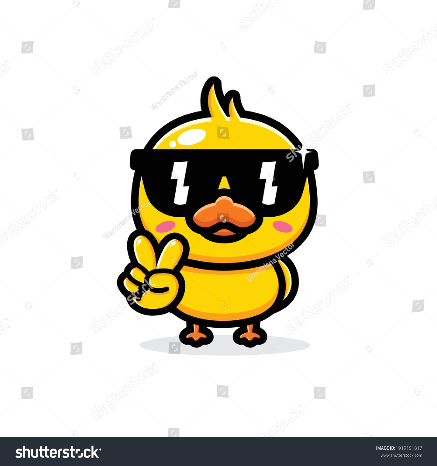 Clipart Cool Ducks Stock Vectors Images Vector Art Shutterstock