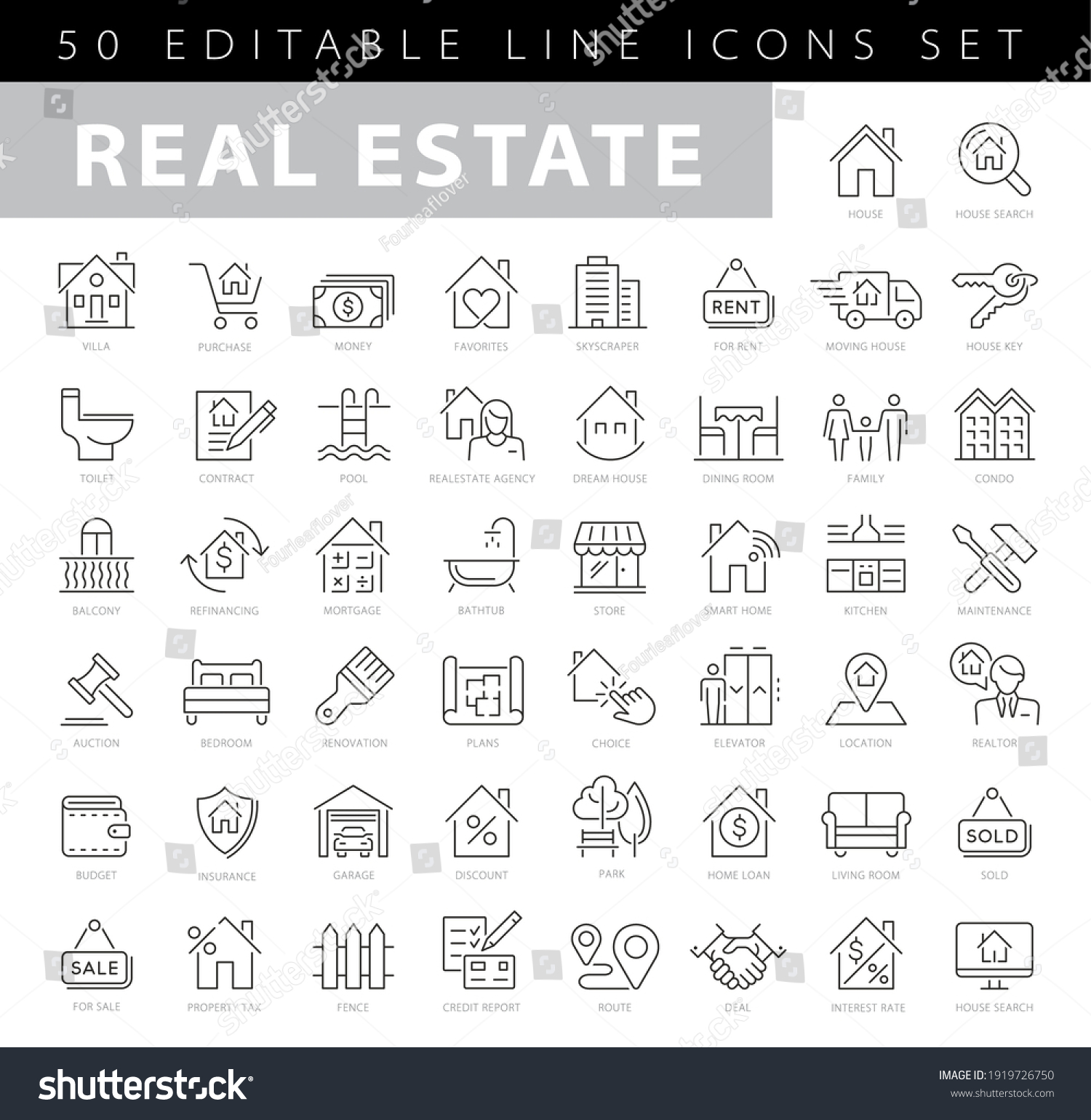 663,512 Business real estate icons Images, Stock Photos & Vectors ...