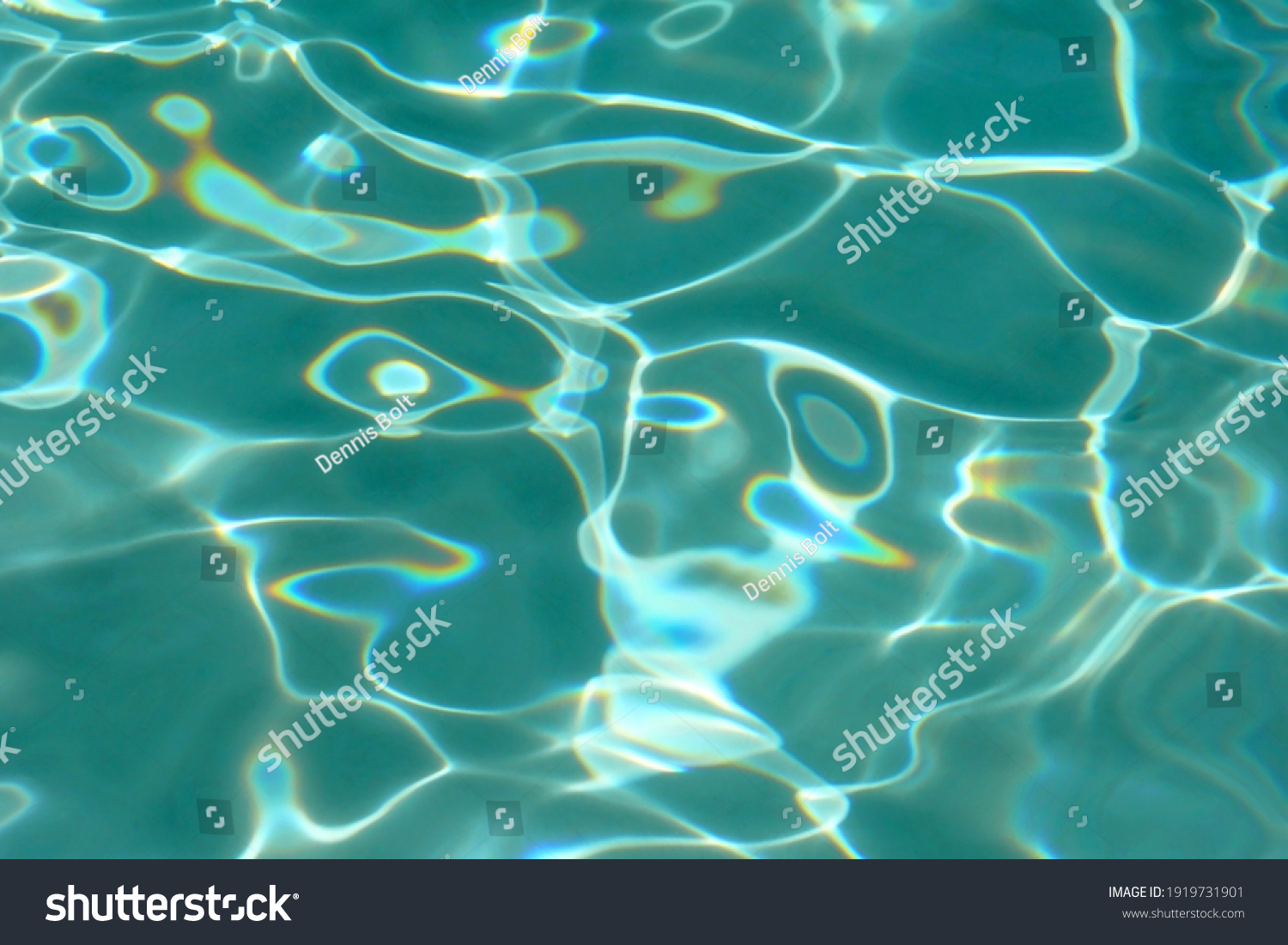 Aqua Swimming Pool Water Texture Light Stock Photo 1919731901 ...