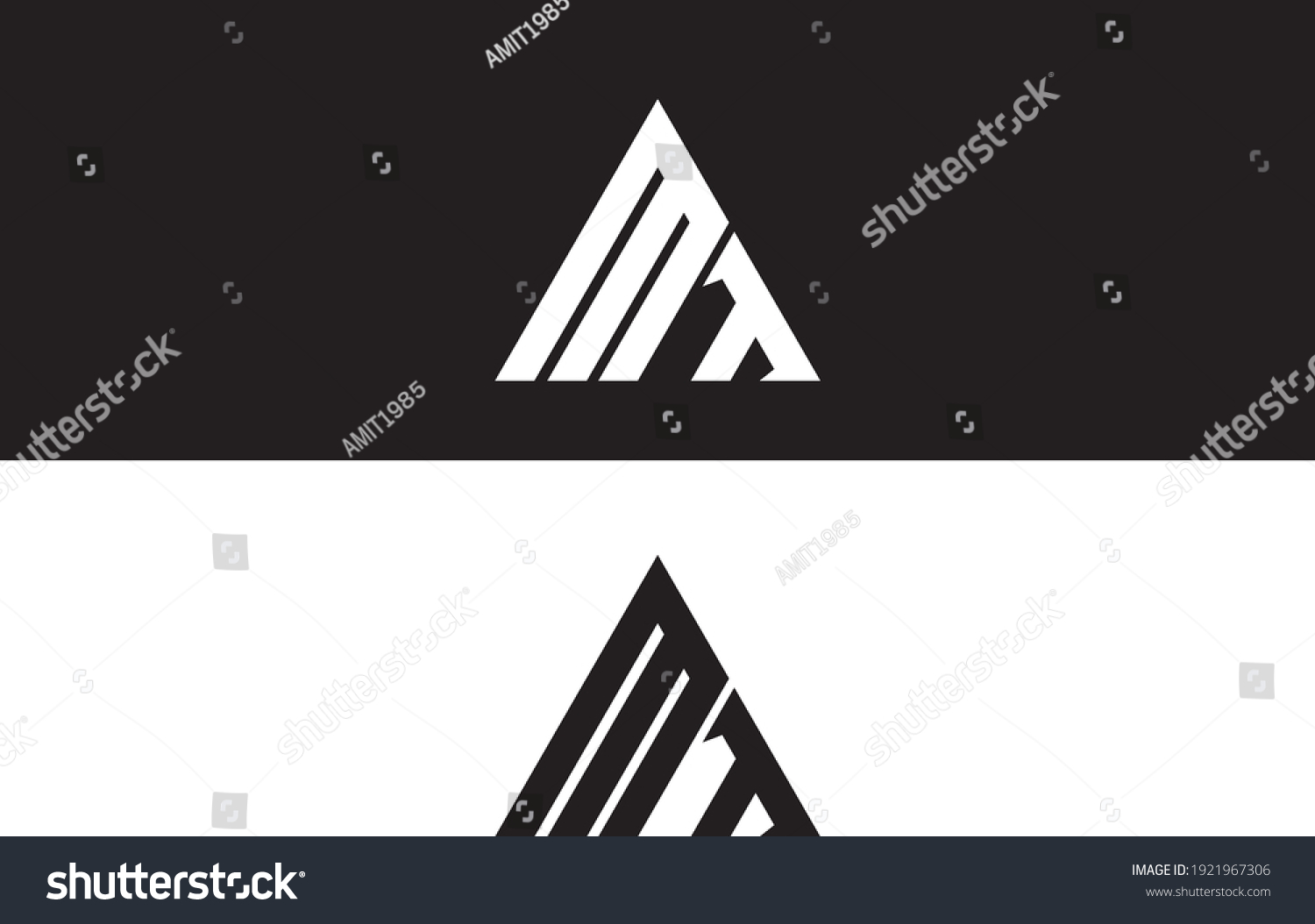 Initial Letter Mark M T Logo Stock Vector (Royalty Free) 1921967306 ...