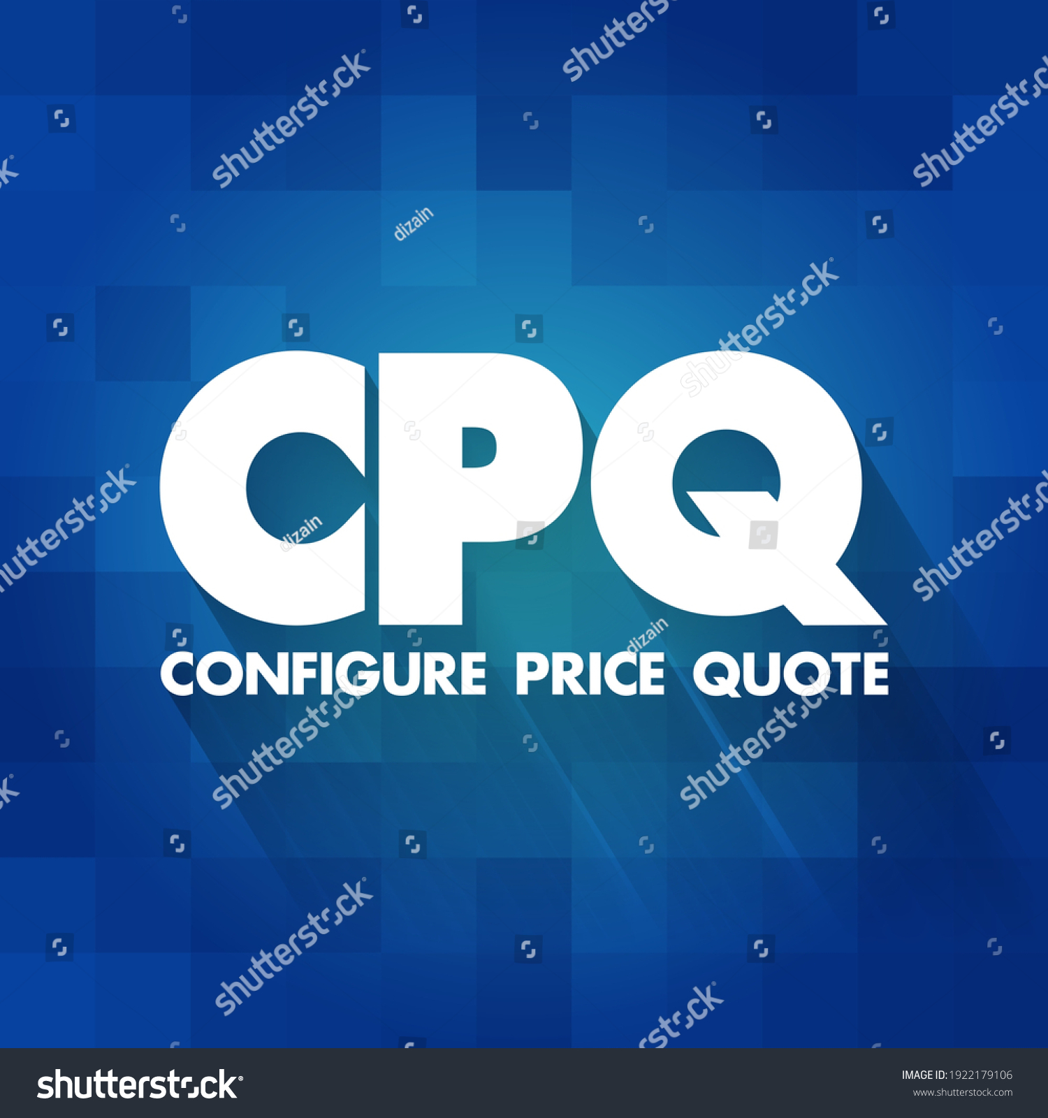 Cpq Configure Price Quote Software Systems Stock Vector (Royalty Free ...