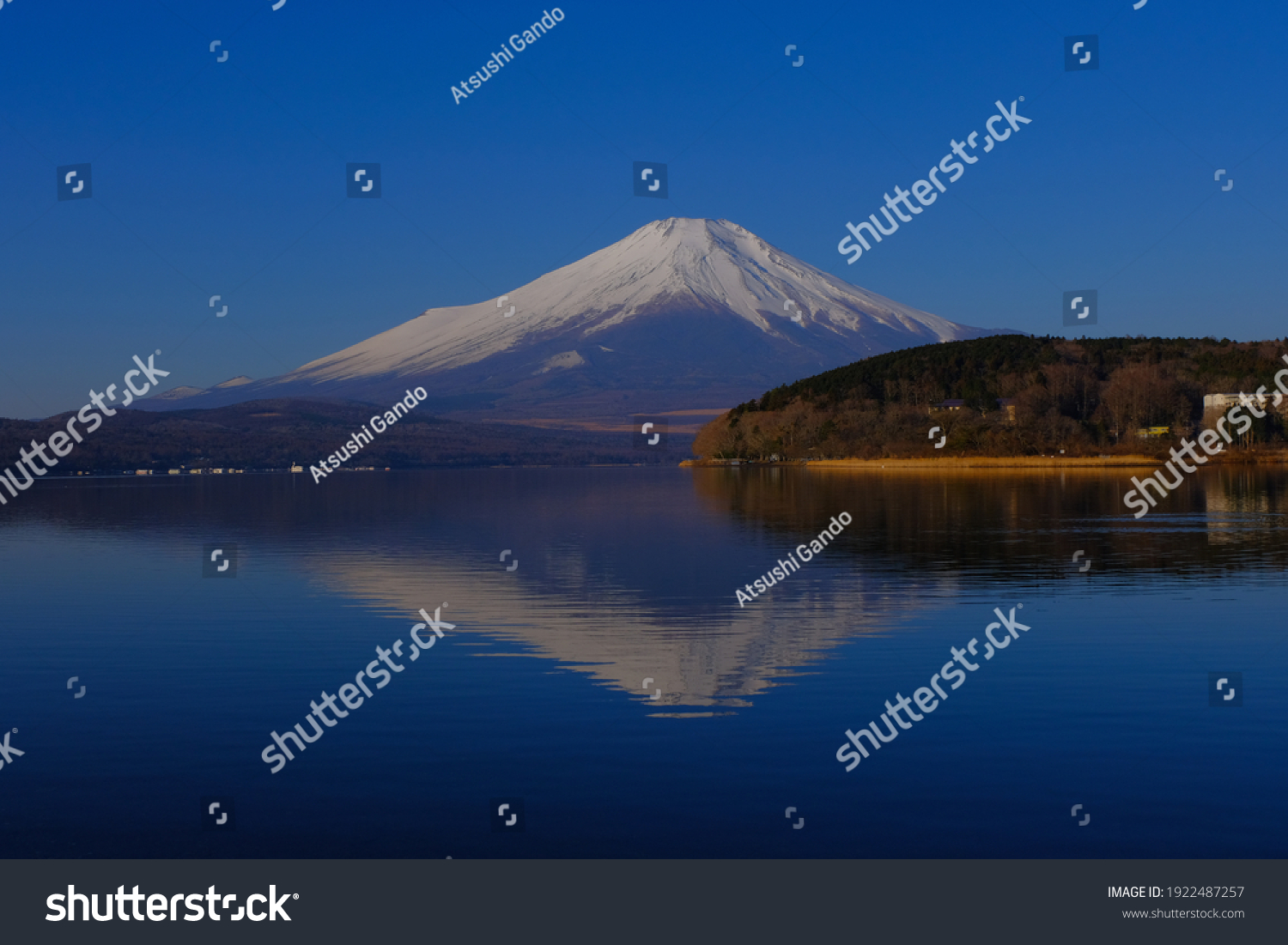 Upside Down Fuji Hirano Lake Yamanaka Stock Photo 1922487257 | Shutterstock