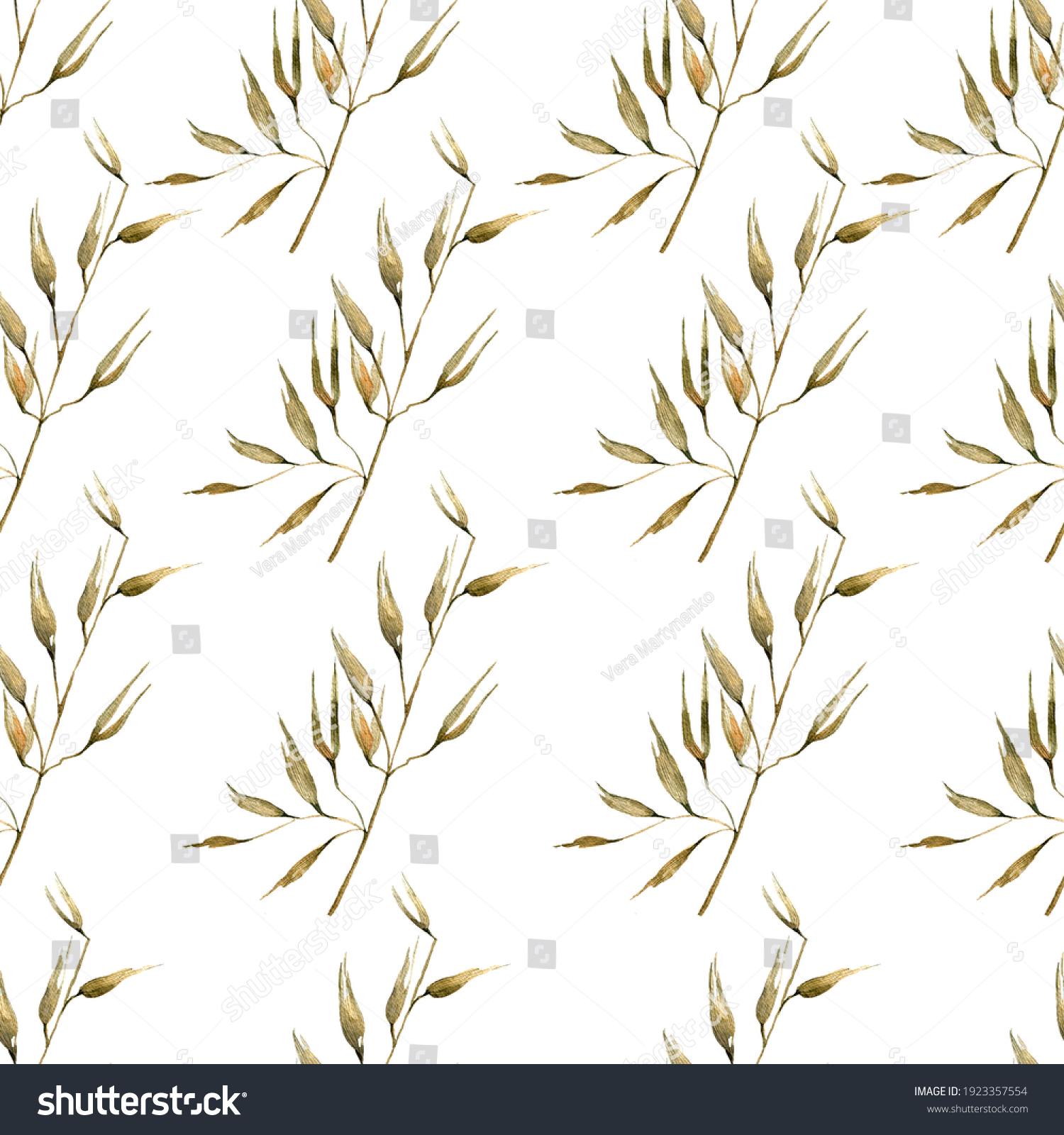 Watercolor Texture Grass Beige Color On Stock Illustration 1923357554 ...