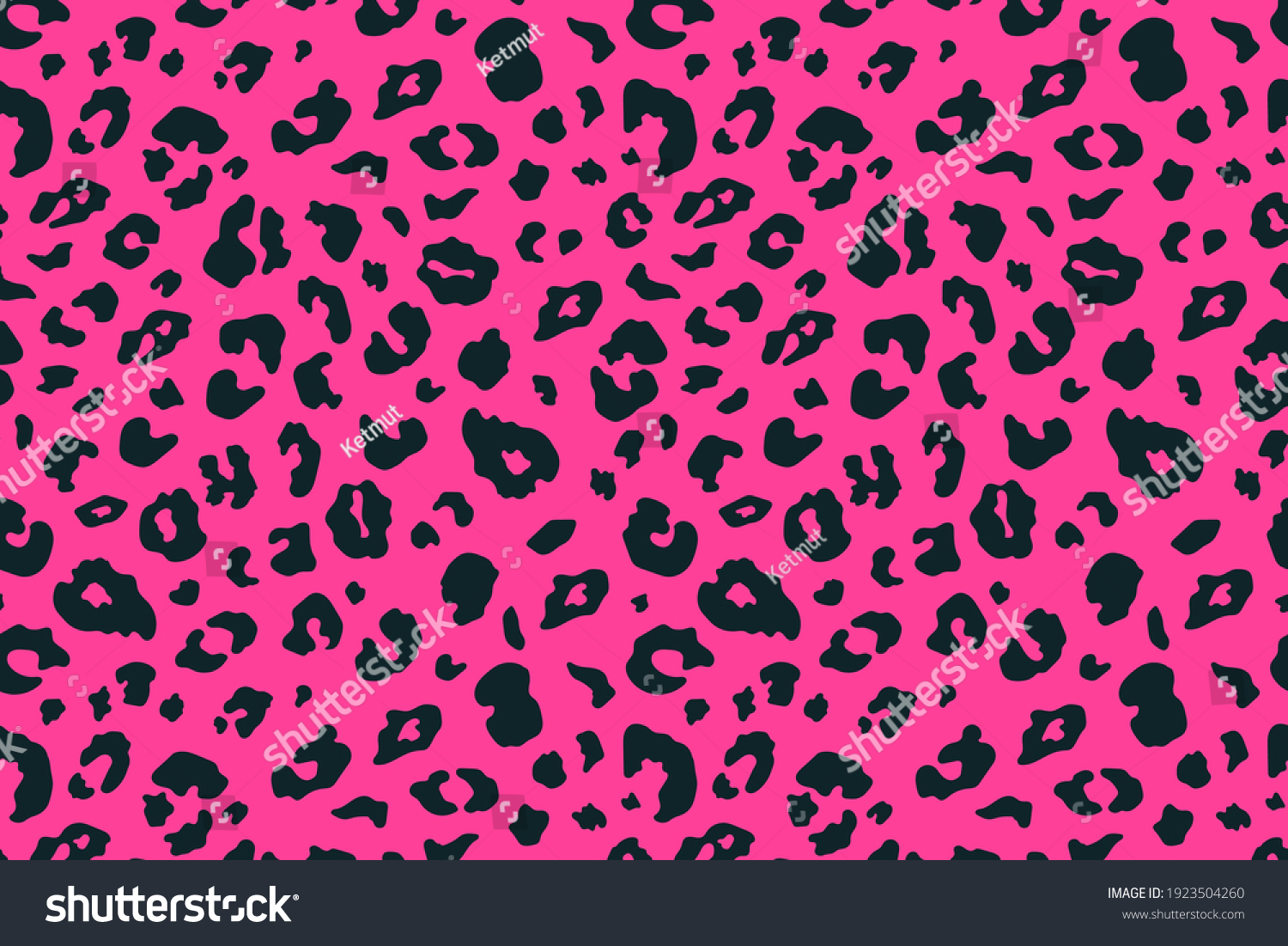 Vector Trendy Leopard Skin Background Abstract Stock Vector (Royalty ...