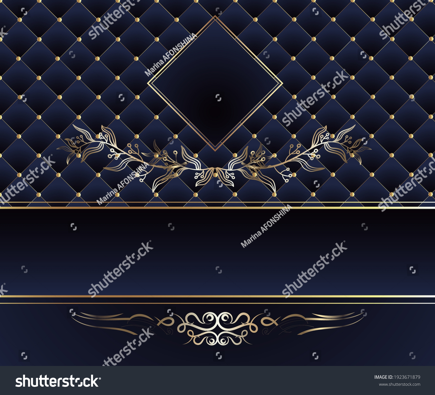 Gold Box Design Design Patterns Golden Stock Vector (royalty Free 