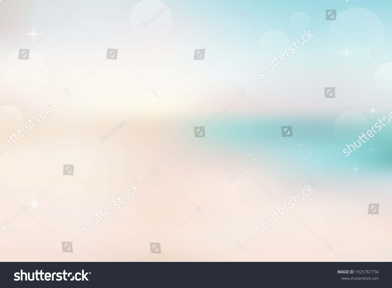 Blur Beach Sand Abstract Background Bokeh Stock Vector (Royalty Free