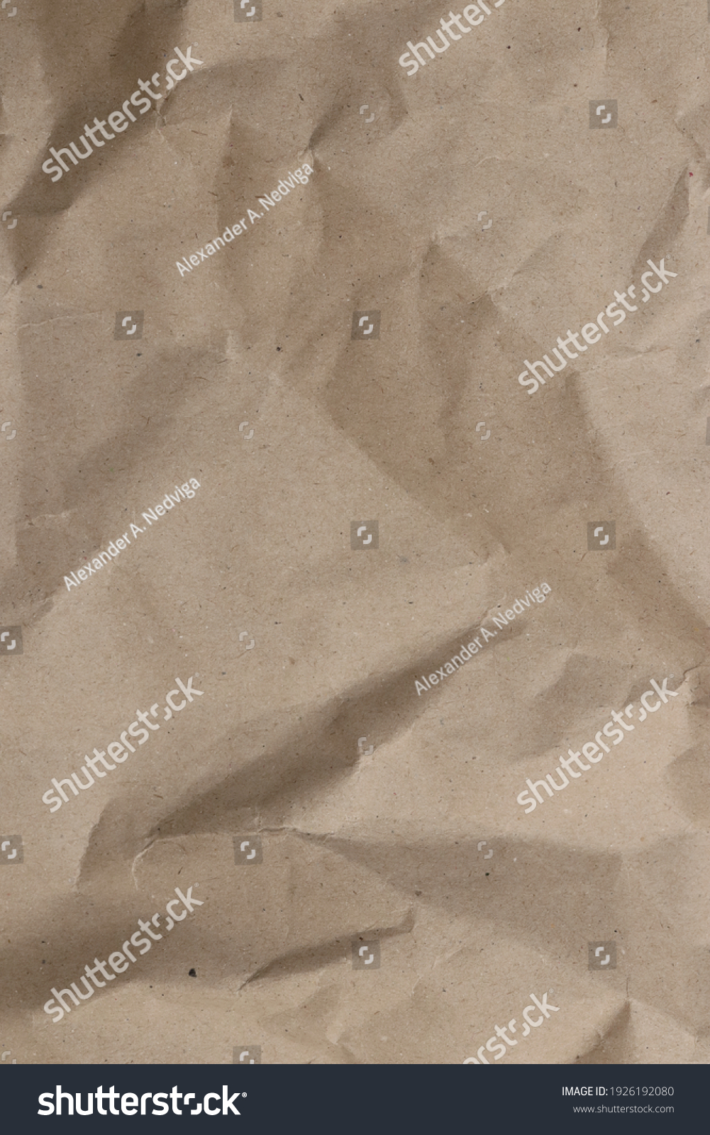 Crumpled Paper Texture Battered Cardboard Filling Stock Photo ...