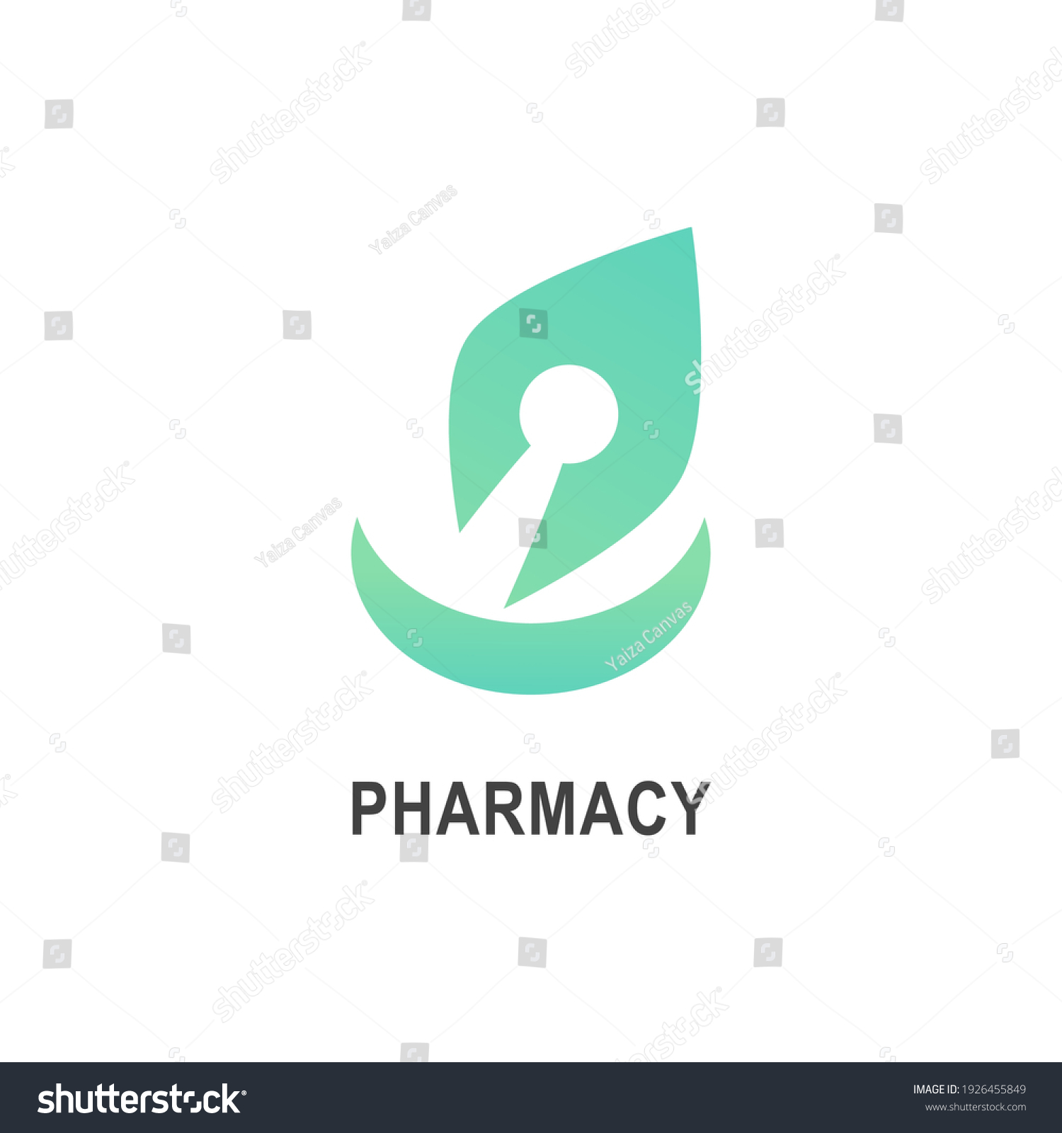 Nature Pharmacy Logo Suitable Your Health Stock Vector (Royalty Free ...