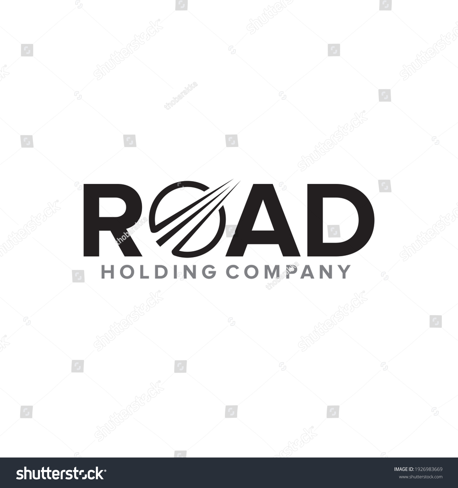 Road Company Logo Design Vector Template Stock Vector (Royalty Free ...