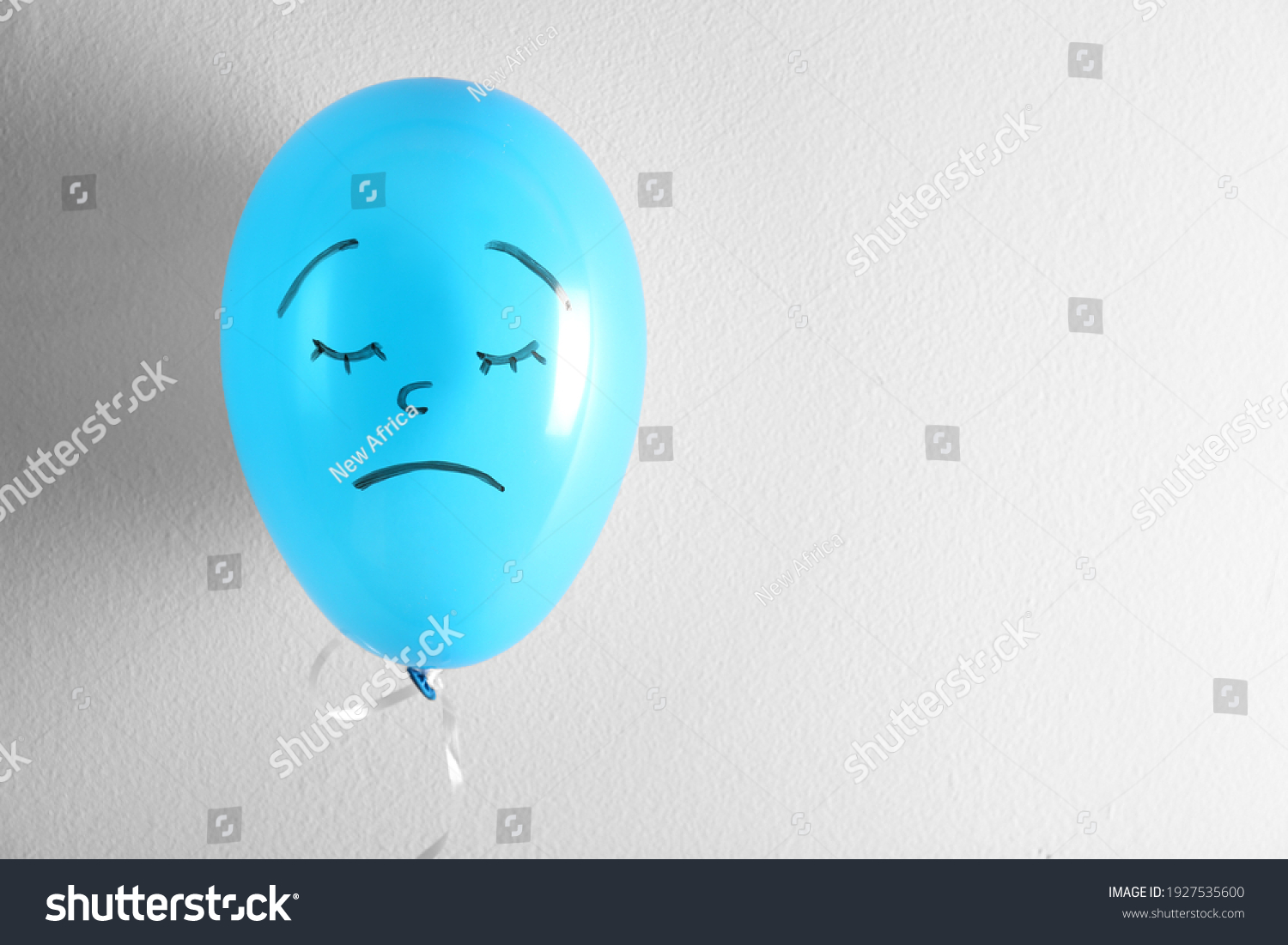 Air Balloon Drawn Sad Face On Stock Photo 1927535600 | Shutterstock