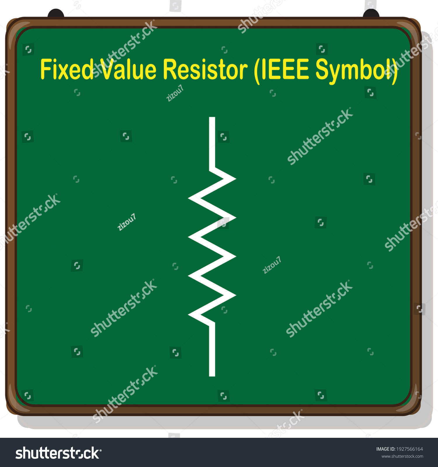 Fixed Value Resistor Symbol Ieee Symbols Vector C S n mi n Ph B n 
