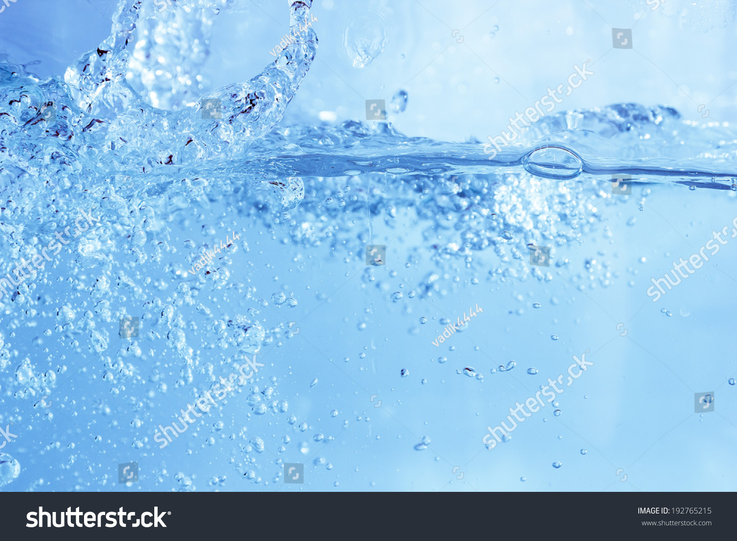 Water Air Bubbles Over White Background Stock Photo 192765215 ...