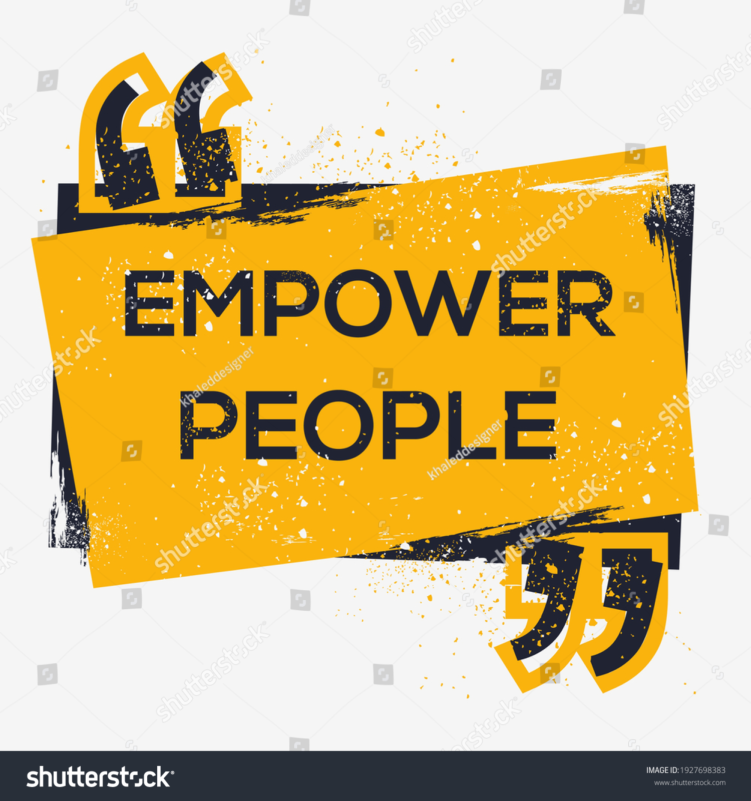 Creative Sign Empower People Design Vector Stock Vector (Royalty Free ...