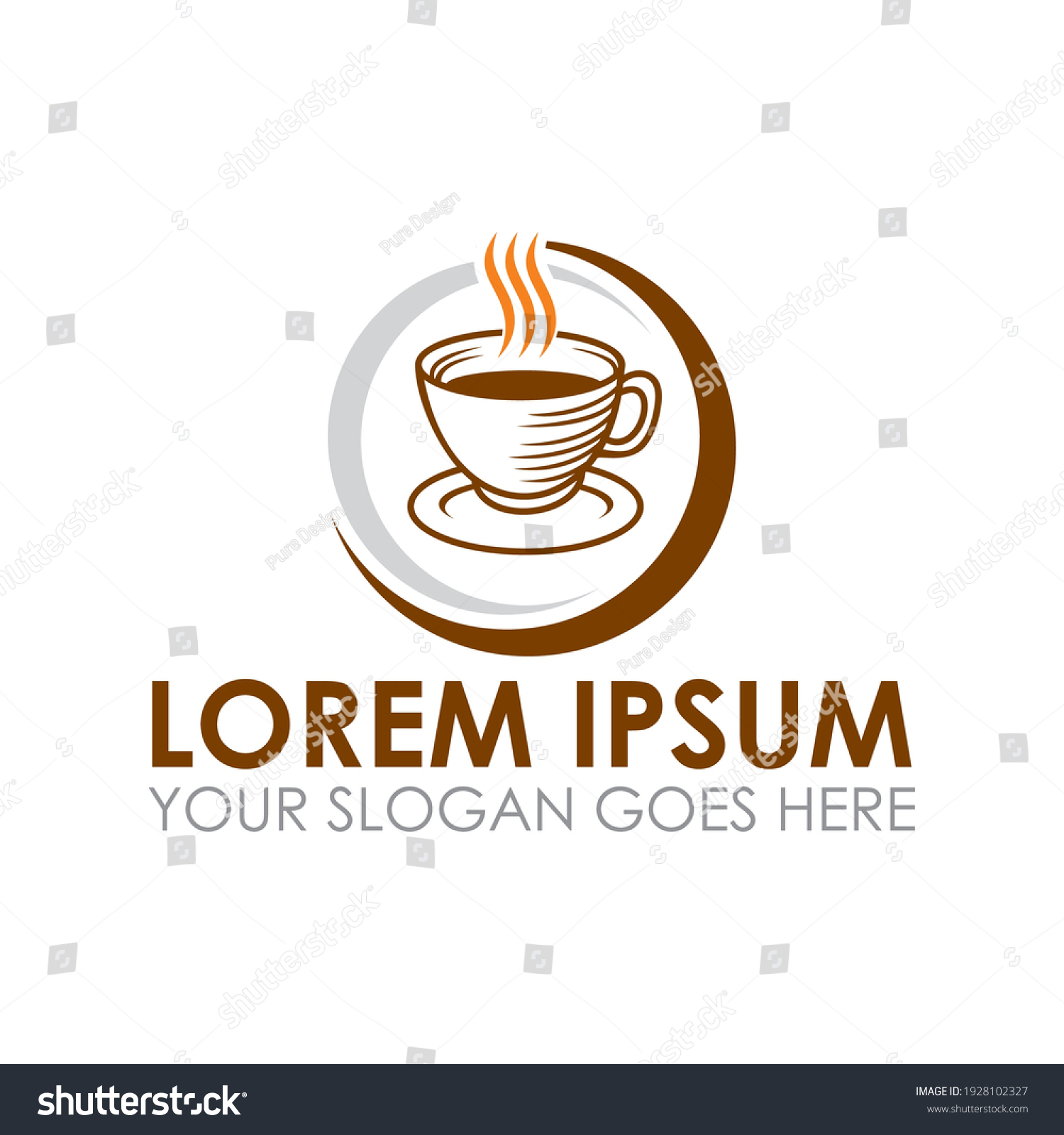 Coffee Vector Cafe Logo Vector Stock Vector (Royalty Free) 1928102327 ...