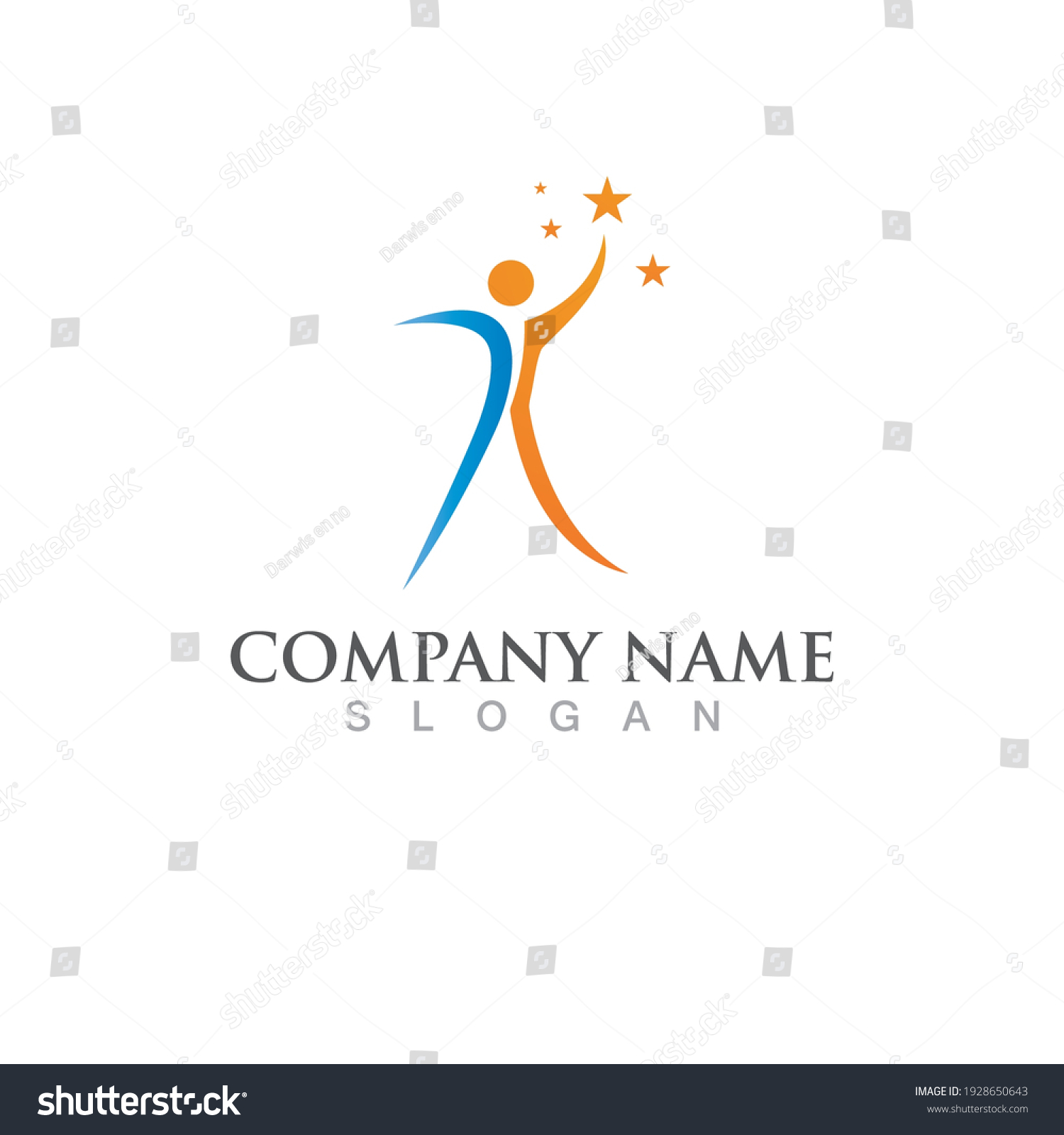 Star People Logo Vector Icon Stock Vector (Royalty Free) 1928650643 ...