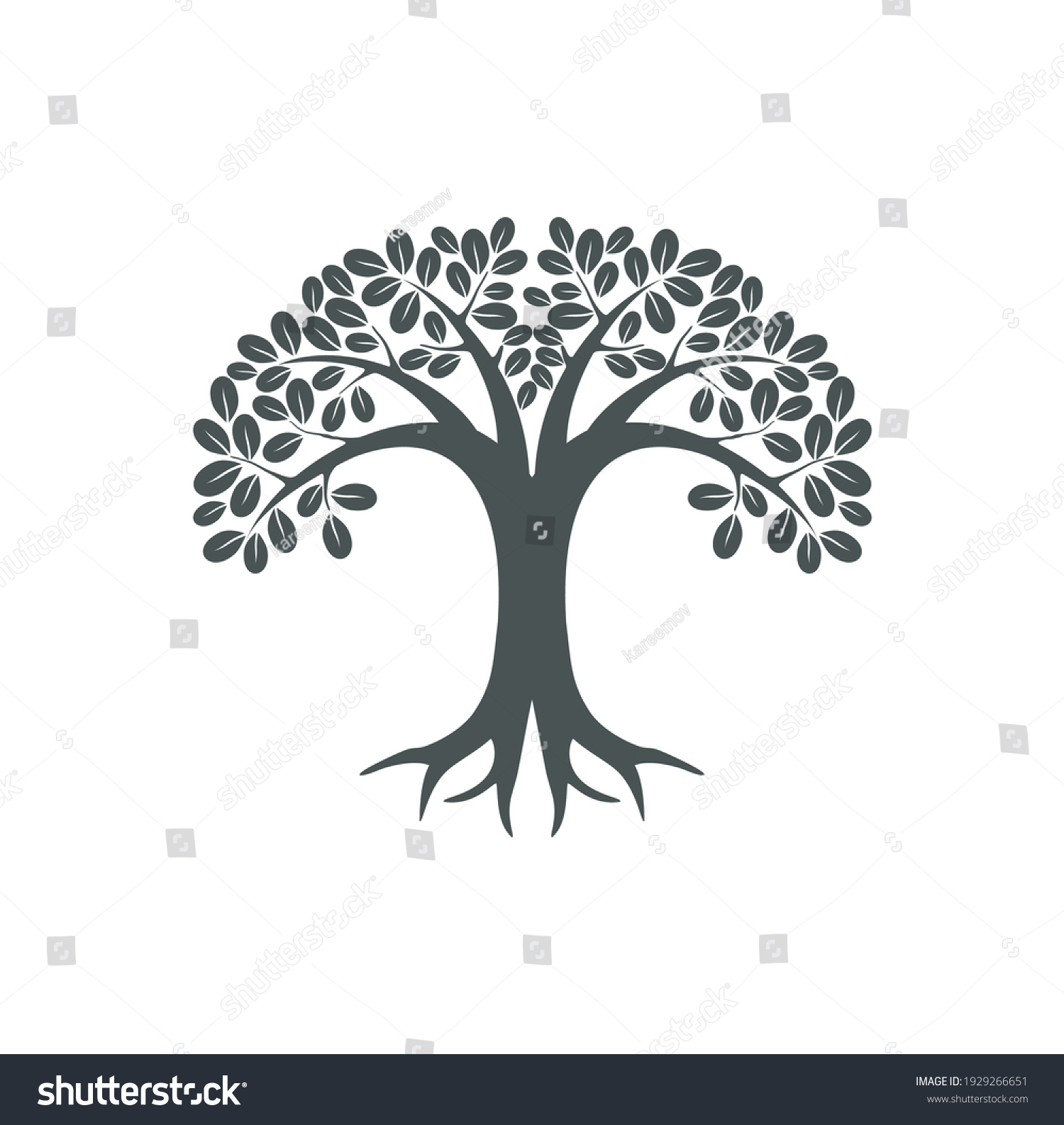 Golden Tree Logo Design Gold Coin Stock Vector (Royalty Free ...