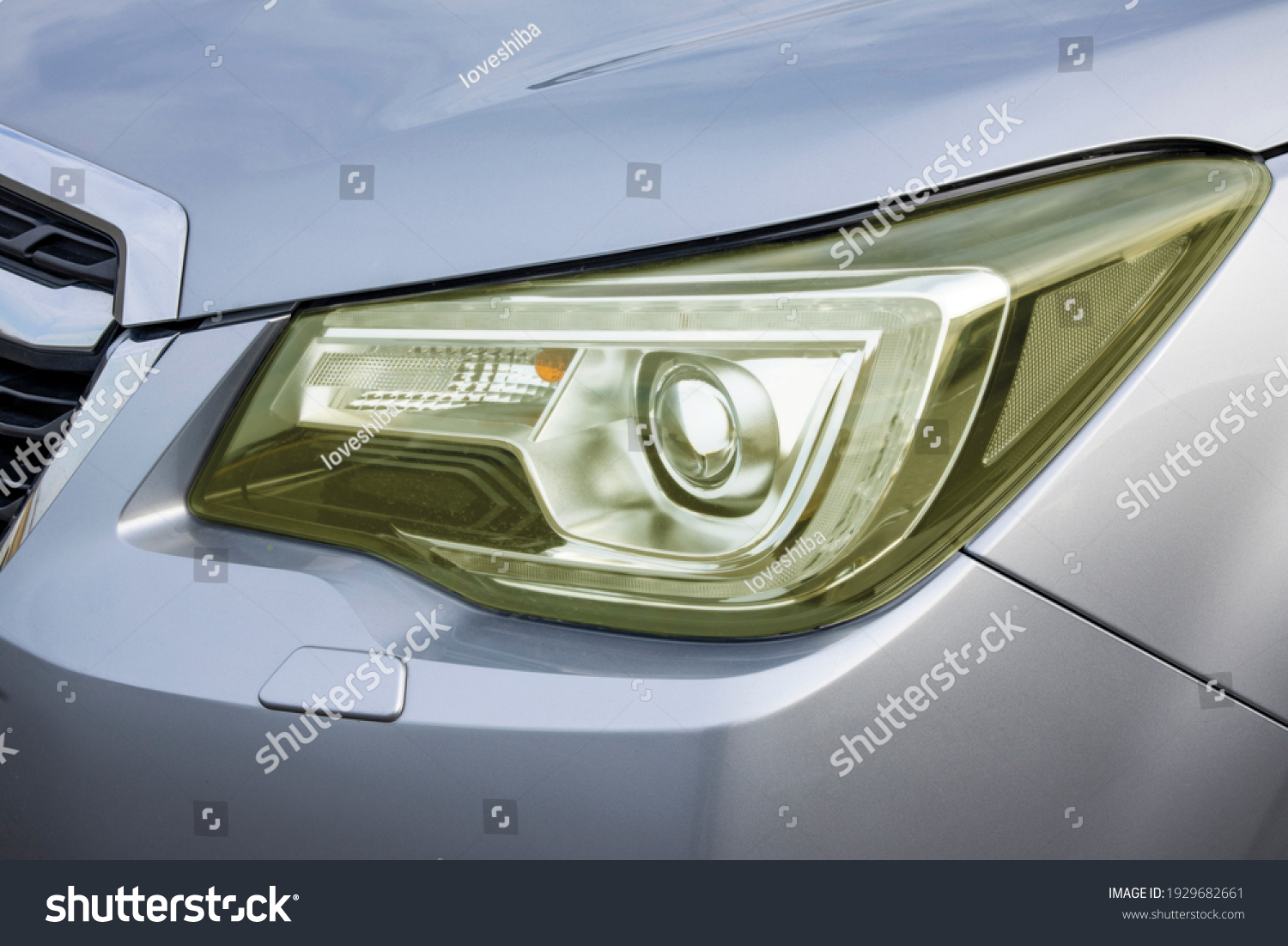 Image Yellowing Cars Headlights Stock Photo 1929682661 Shutterstock