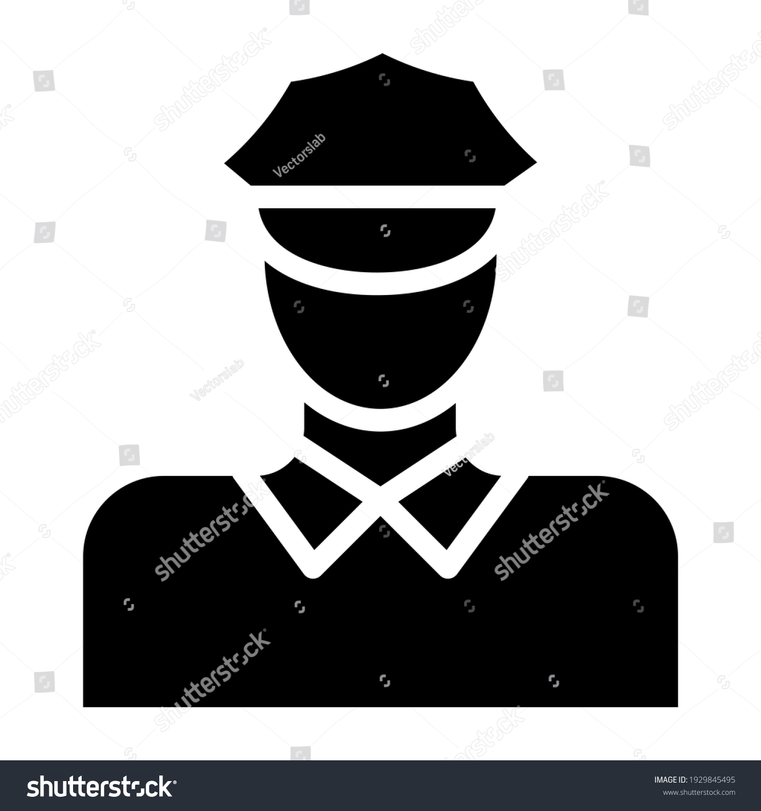 Unique Design Vector Police Officer Stock Vector (royalty Free 