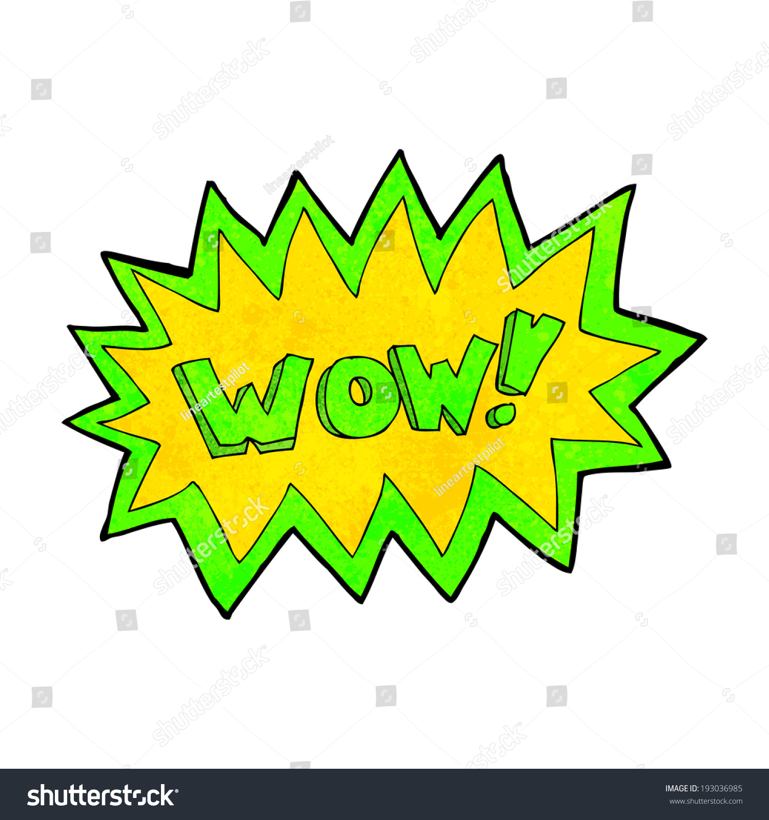 Cartoon Wow Explosion Stock Illustration 193036985 | Shutterstock