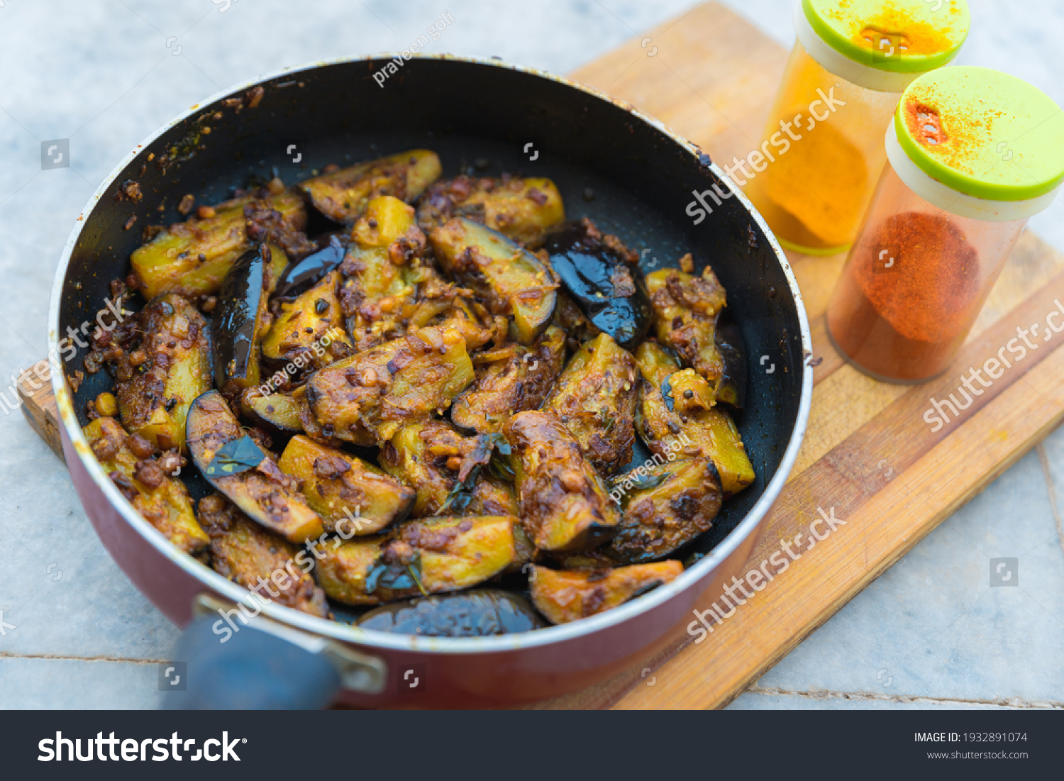 South Indian Style Eggplant Curry Stock Photo 1932891074 | Shutterstock
