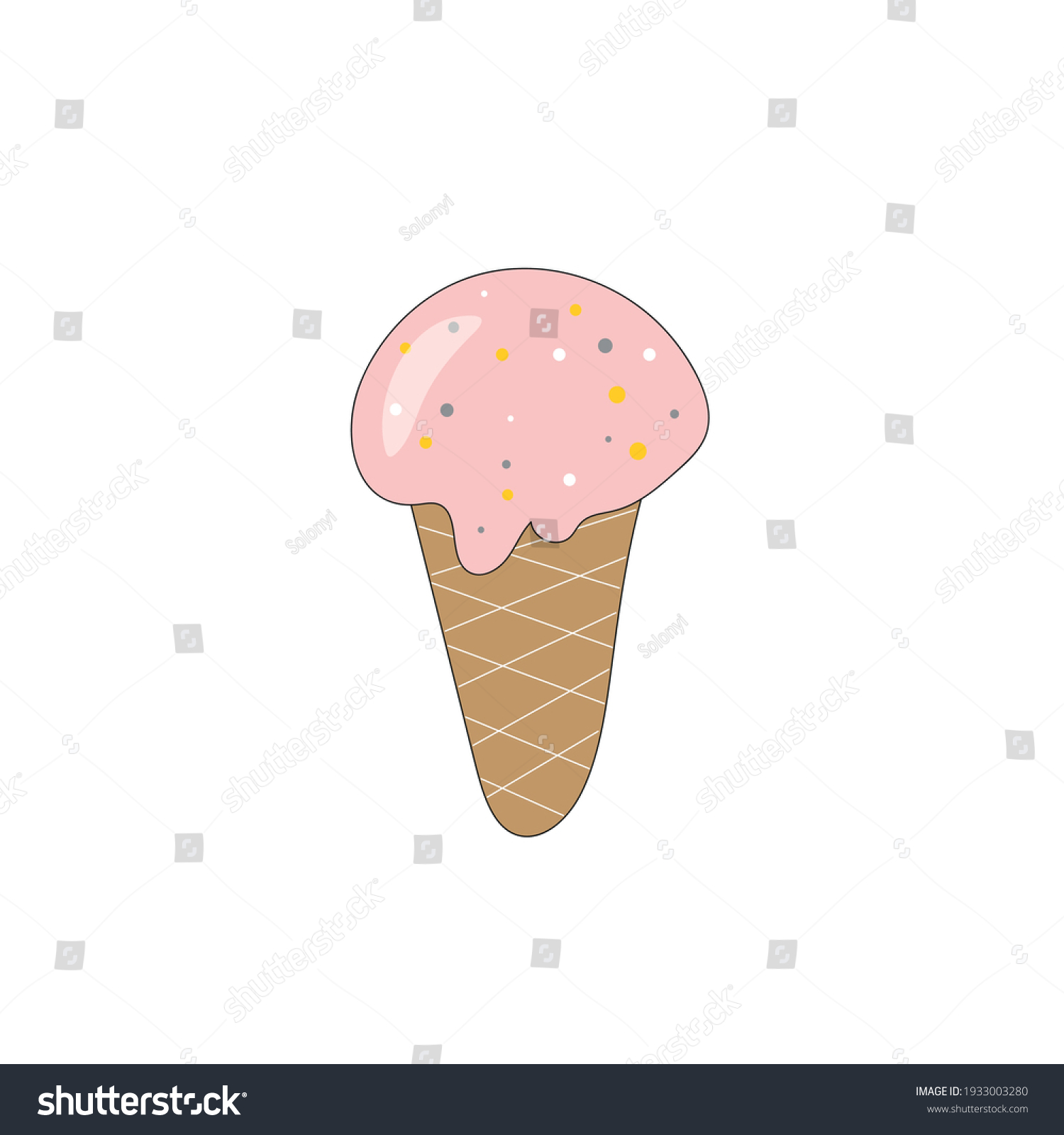 287,848 Ice cream cone image Images, Stock Photos & Vectors | Shutterstock