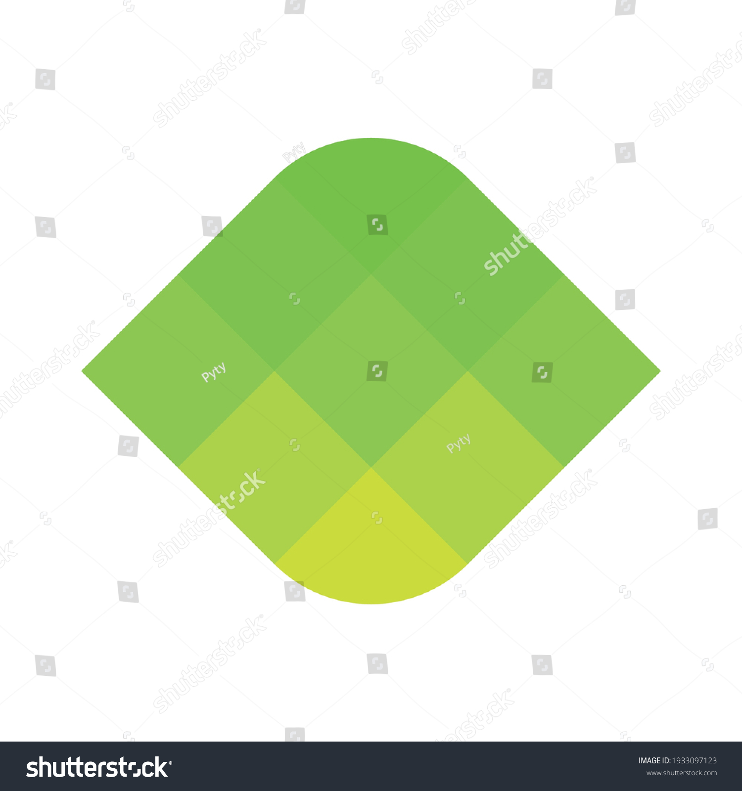 Green Pixelized Mosaic Logo Design Element Stock Vector (Royalty Free ...