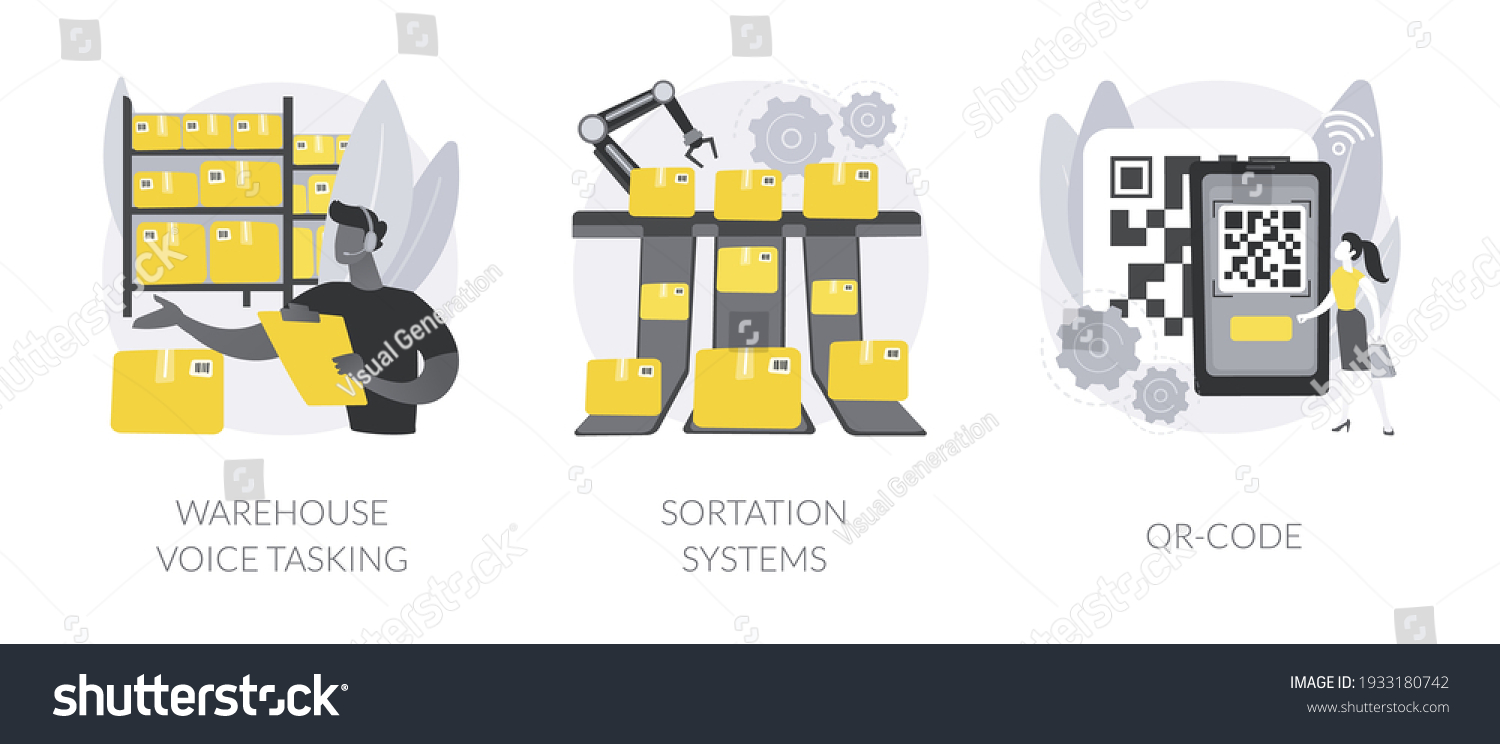 Logistics Order Processing Abstract Concept Vector Stock Vector Royalty Free 1933180742 1382