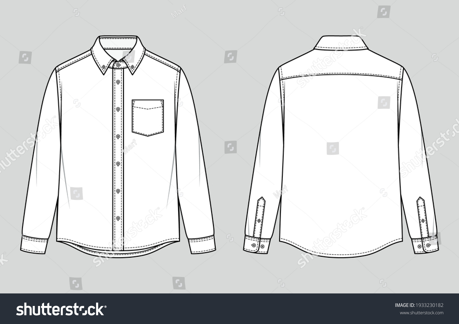 Camisa draw vector