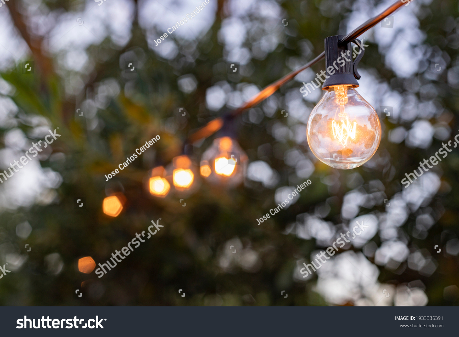 5,352 Fairy Lights Outside Images, Stock Photos & Vectors 