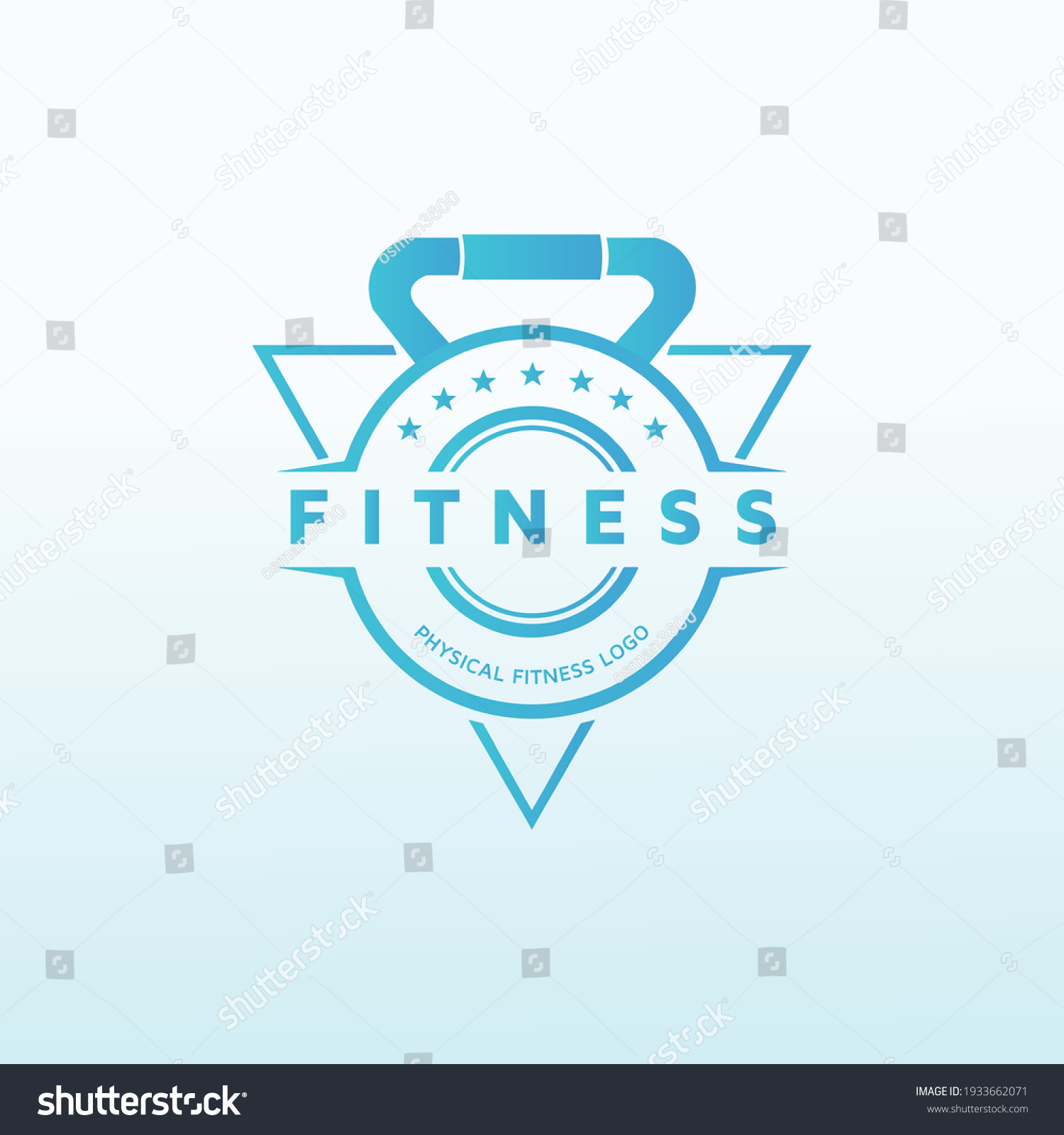 Fitness Training Nutrition Coaching Fitness Vector Stock Vector ...